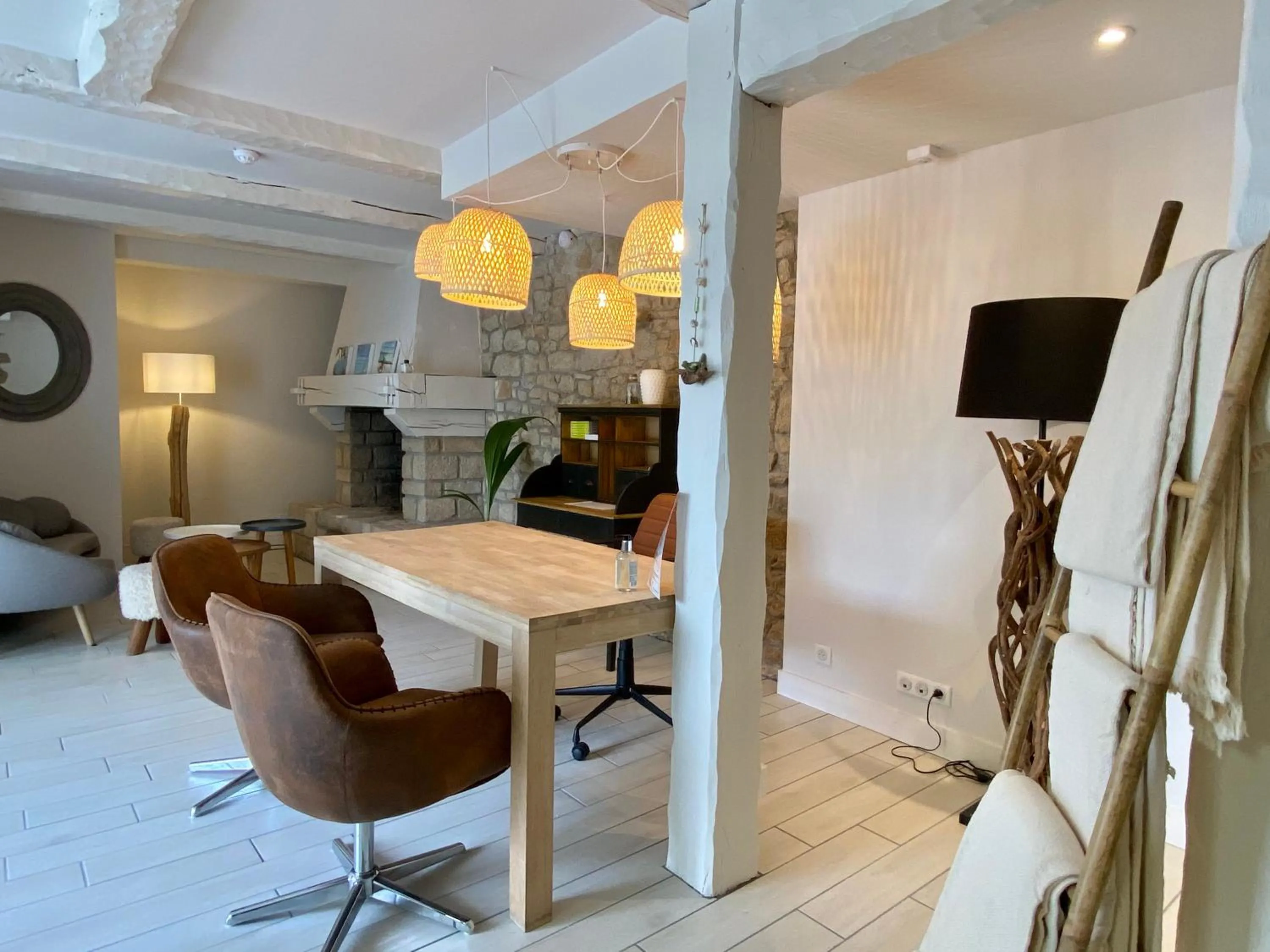 Lobby or reception in Hôtel La Maison des Dunes