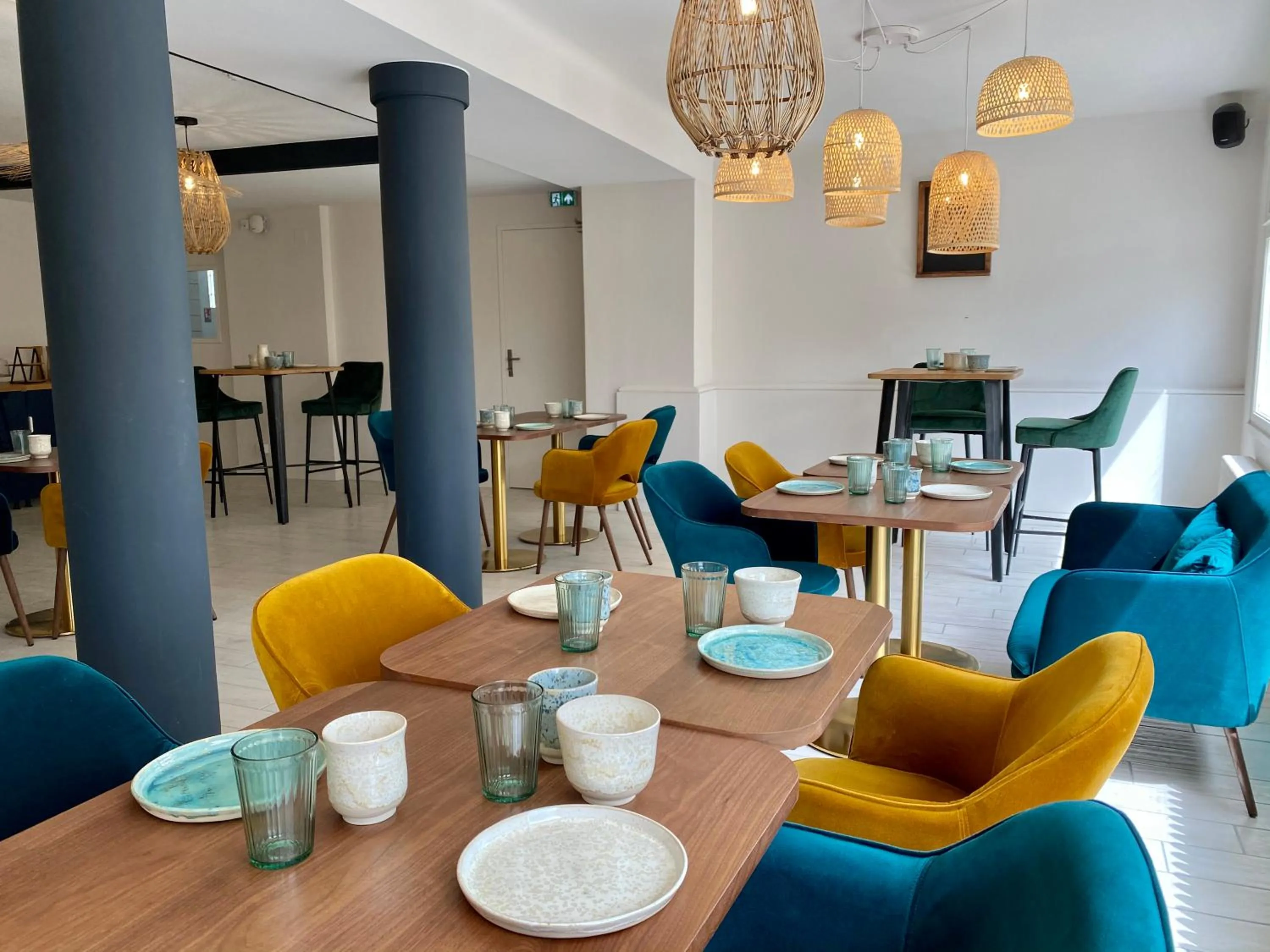 Breakfast in Hôtel La Maison des Dunes