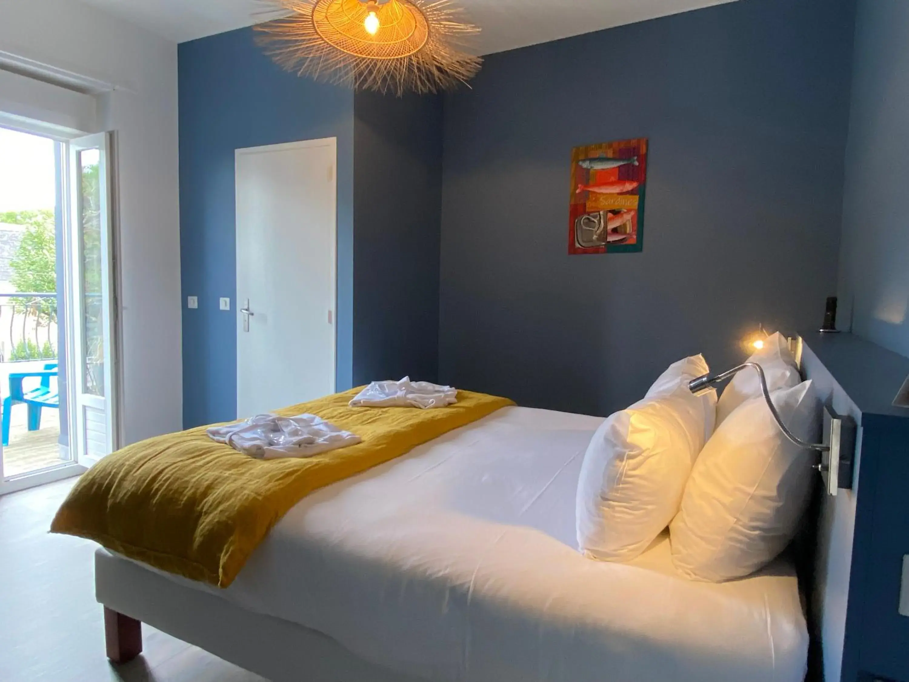 Double Room with Terrace in Hôtel La Maison des Dunes Double Room with Terrace in Hôtel La Maison des Dunes