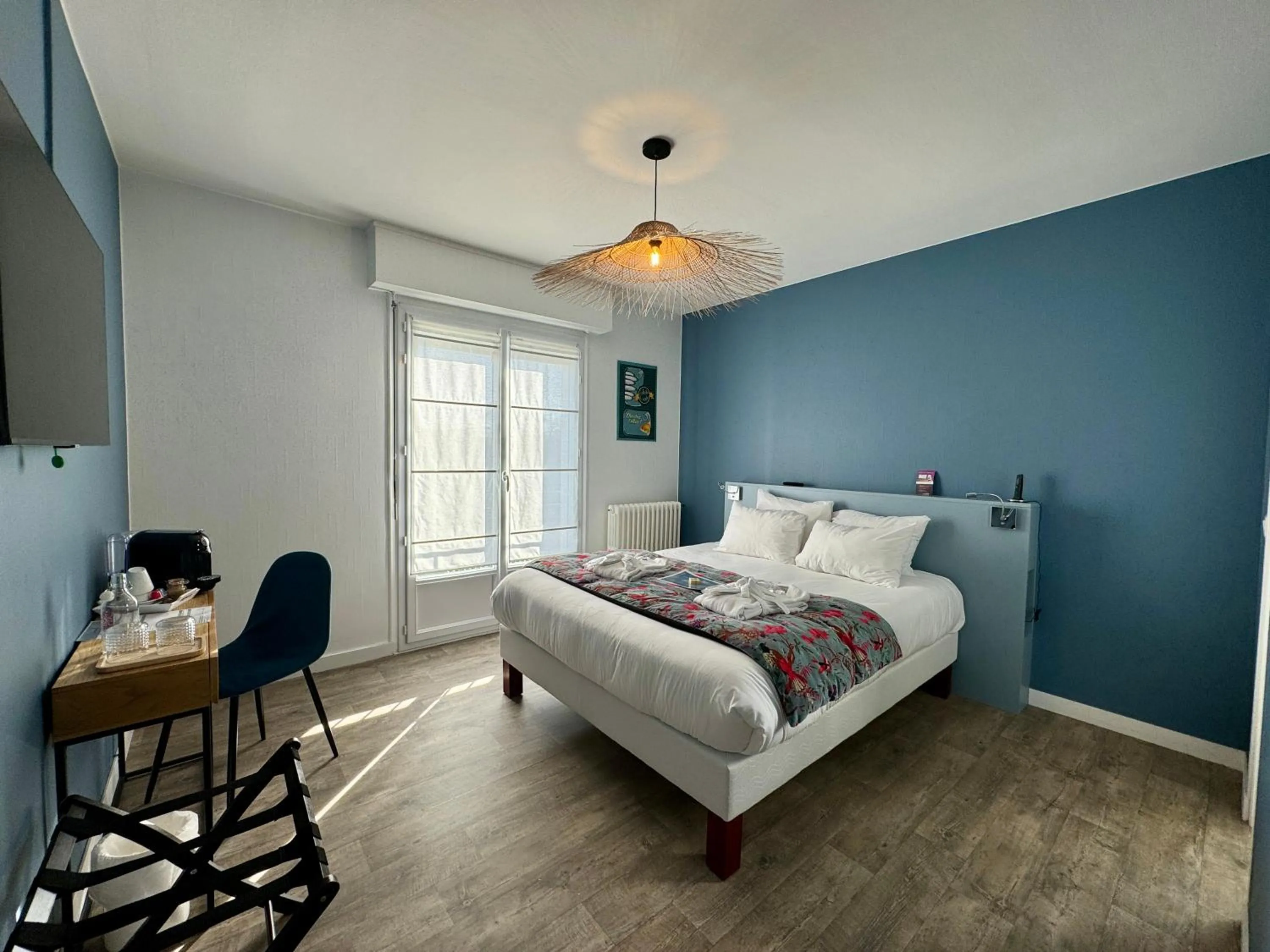 Bedroom, Bed in Hôtel La Maison des Dunes