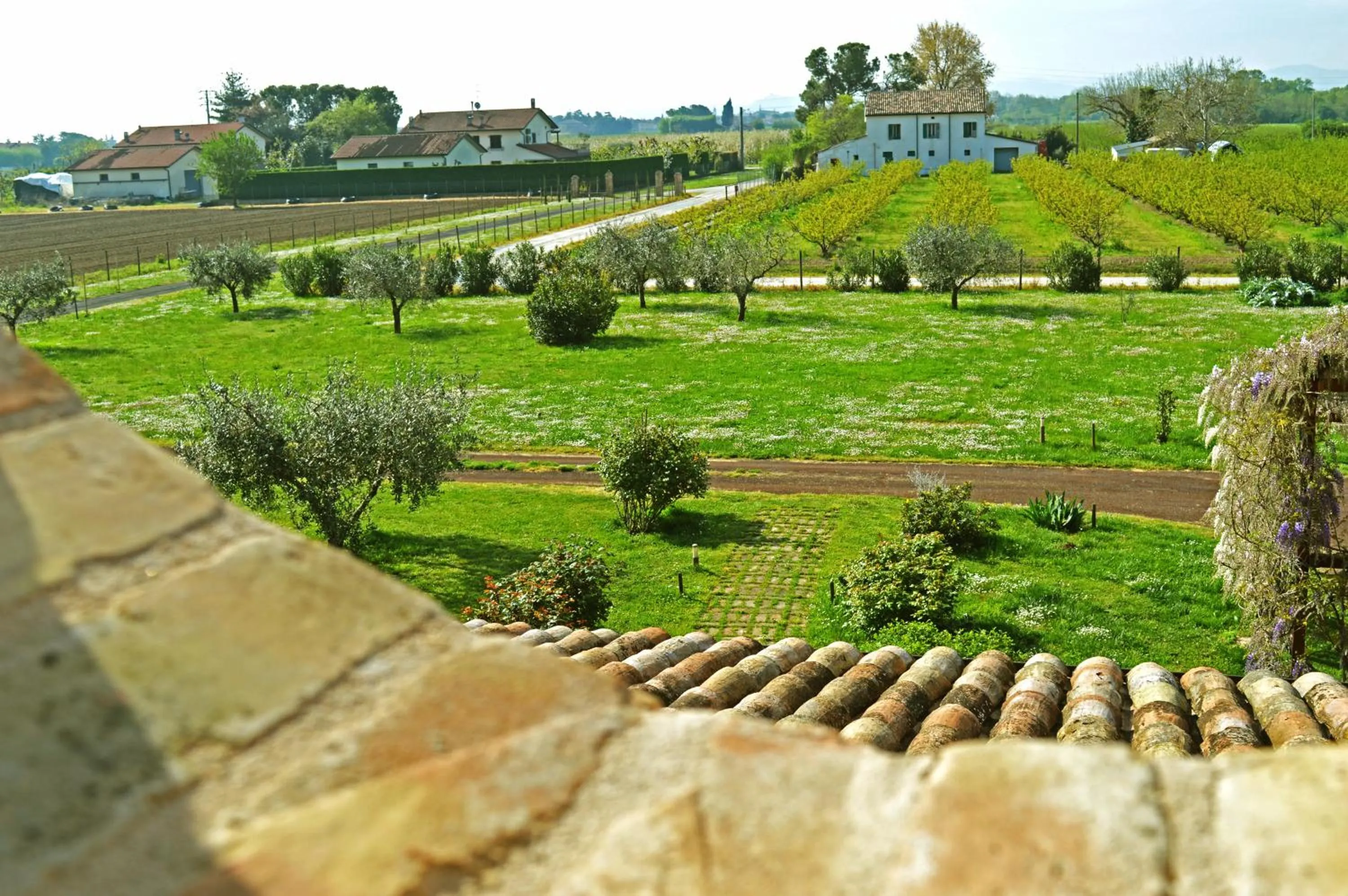 Garden view in La Fornasaccia