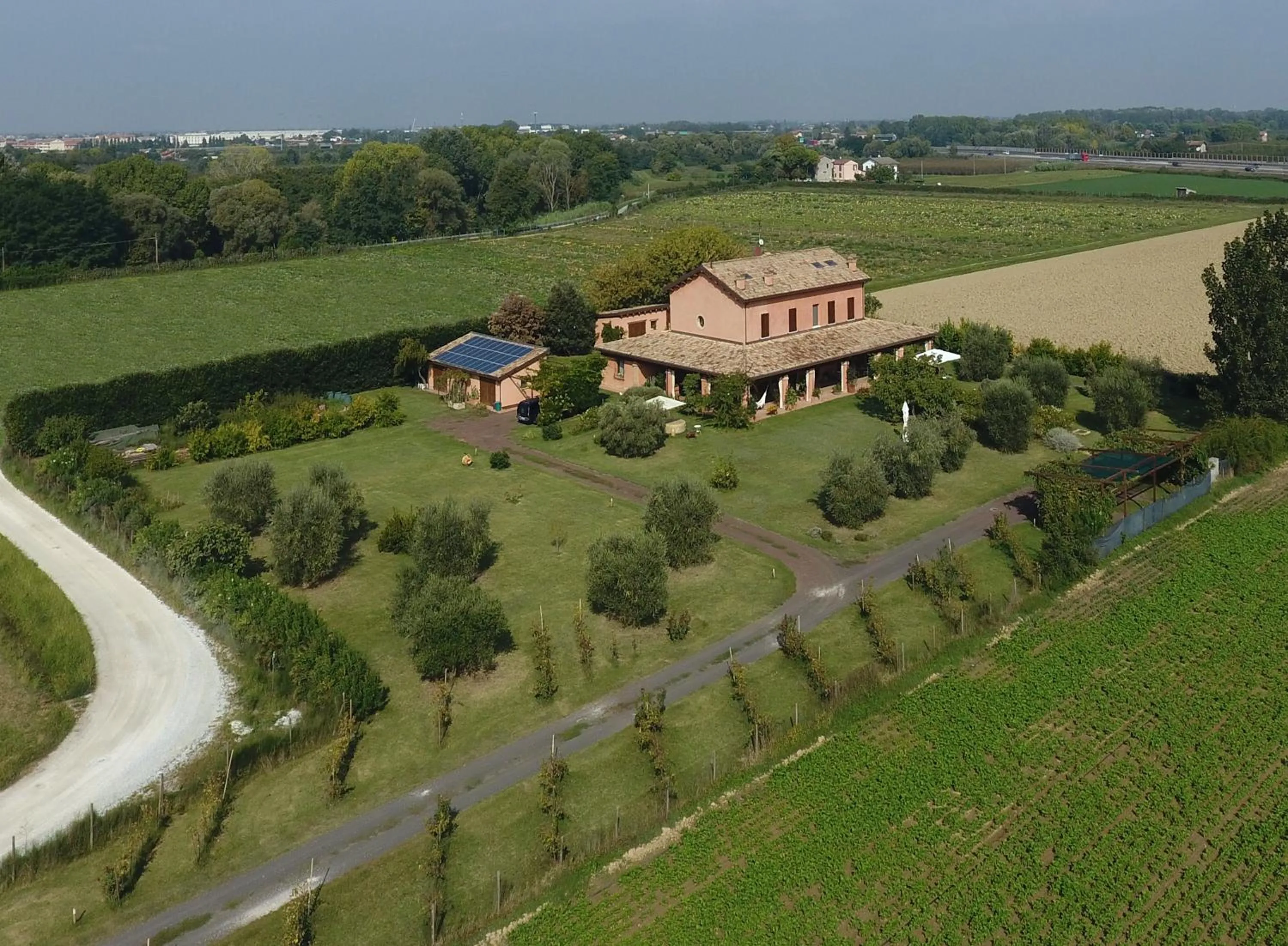 Garden view in La Fornasaccia