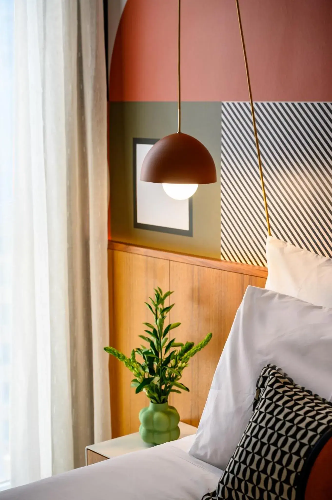 Decorative detail, Bed in Prima Vera Decorative detail, Bed in Prima Vera