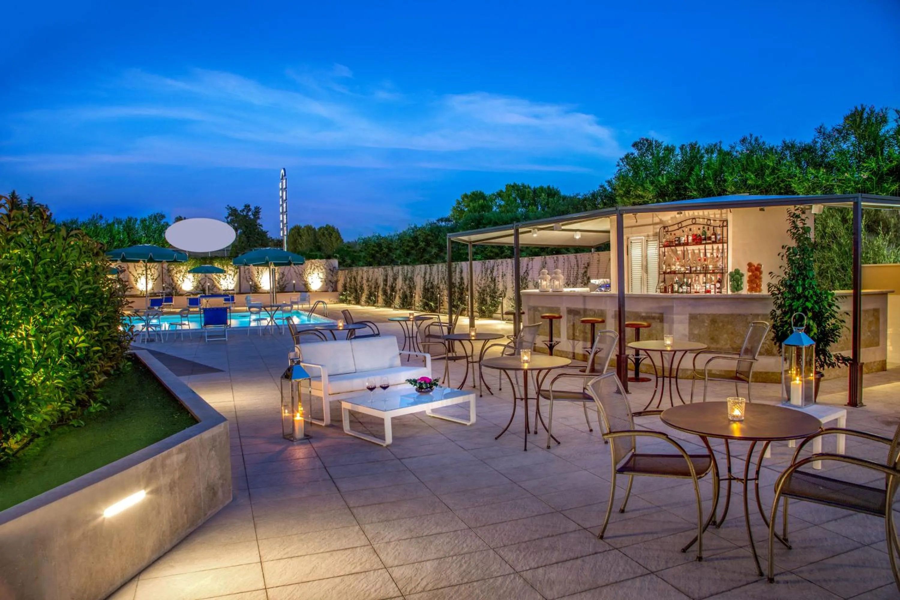 Swimming pool in Hotel Cristoforo Colombo