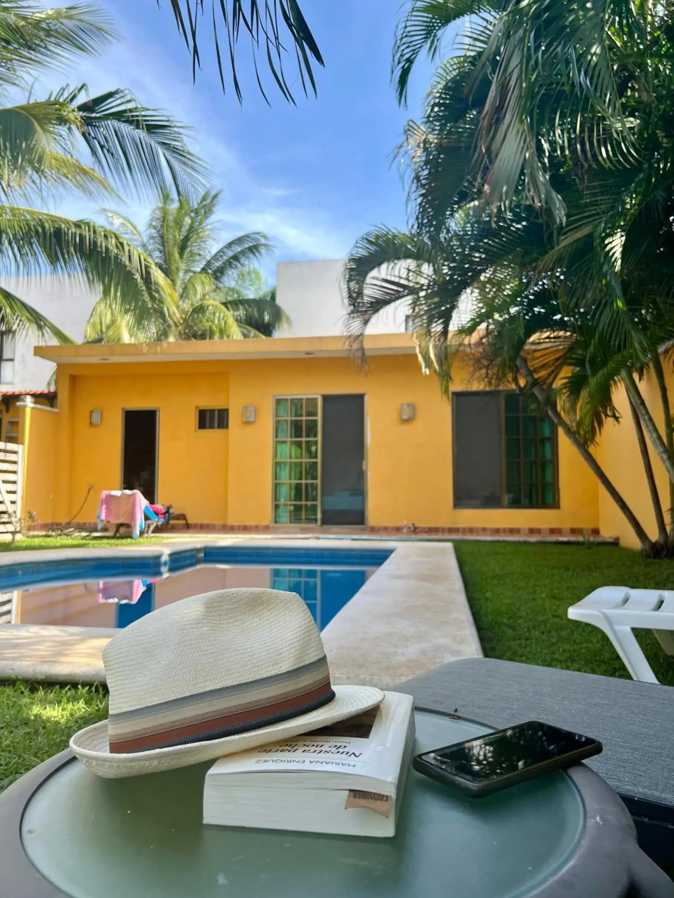 Quadruple Room with Balcony and view to the garden and pool in Cancun-Soho Quadruple Room with Balcony and view to the garden and pool in Cancun-Soho