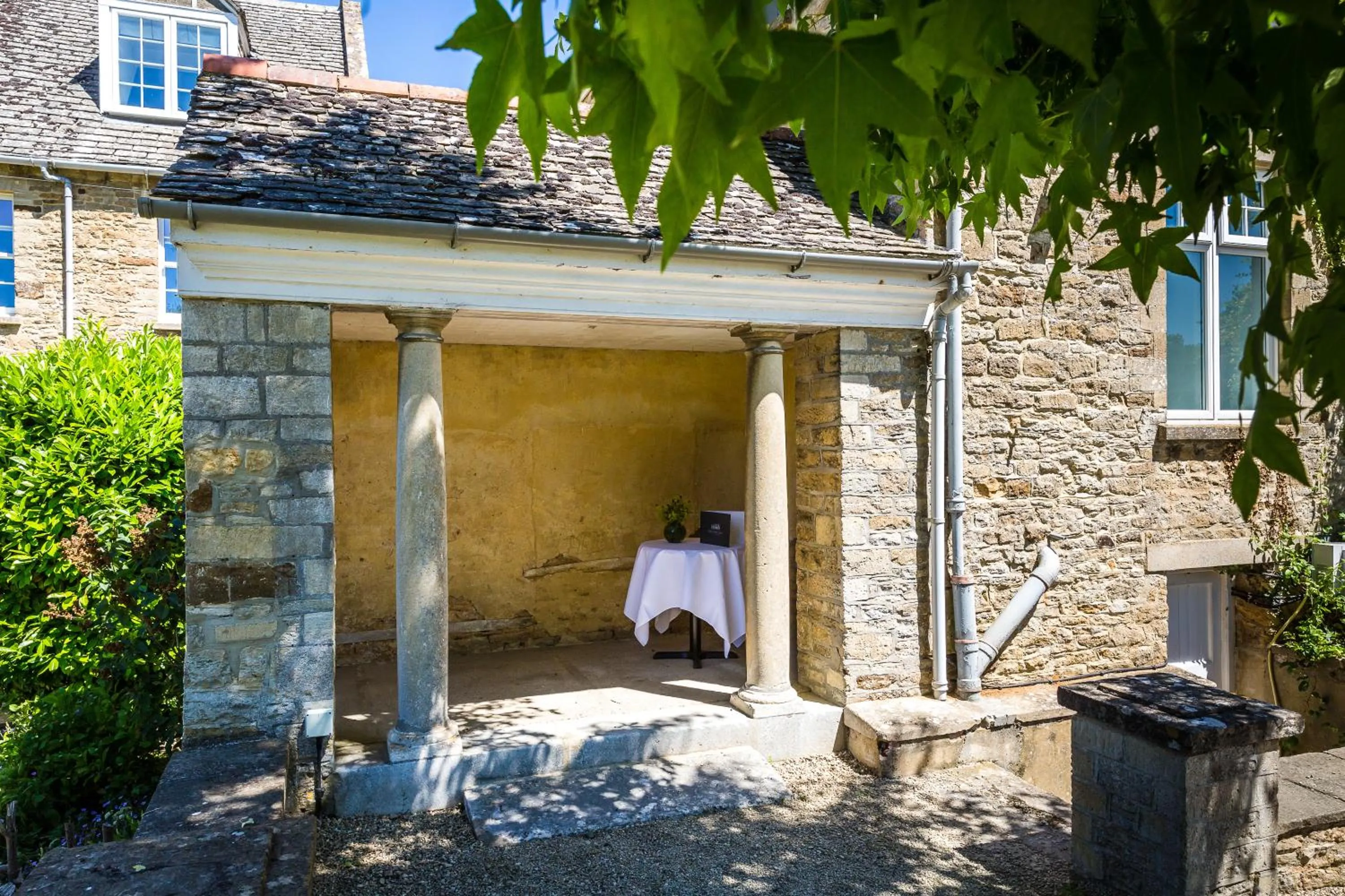 Patio in Middle Aston House