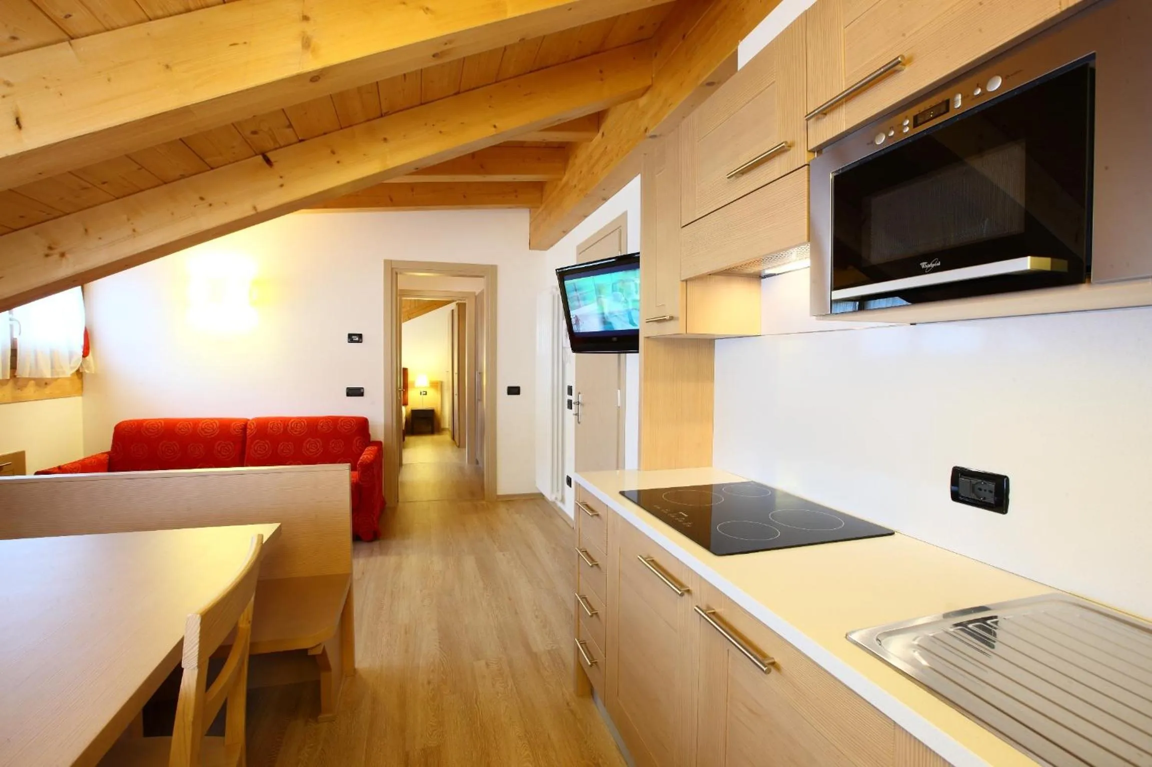 Kitchen or kitchenette in Residence Al Lago