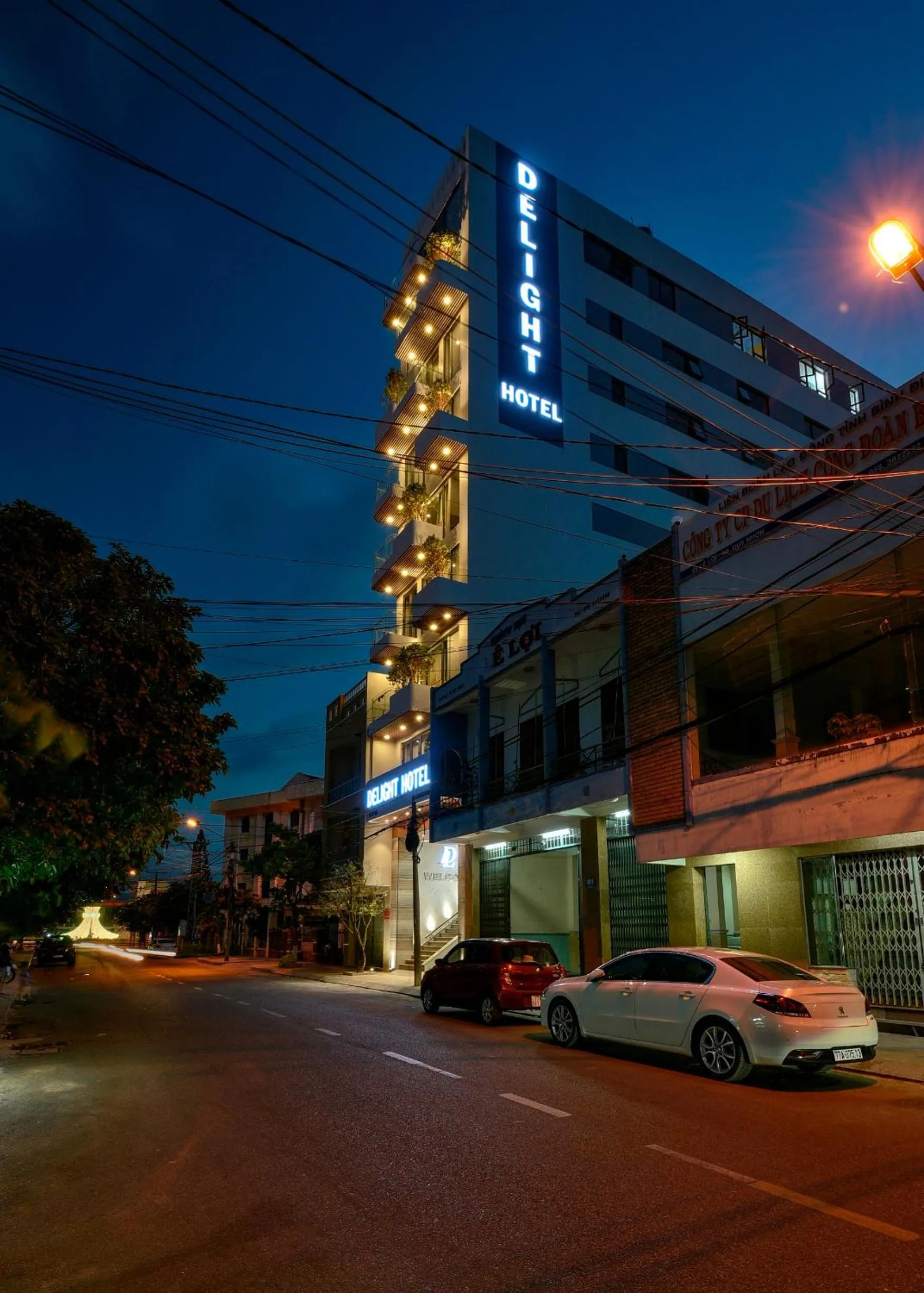 Property building in Delight Hotel