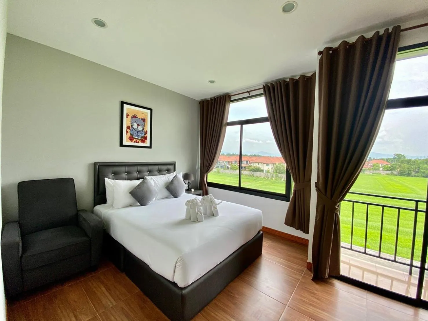 View (from property/room), Bed in The Vet Boutique Hotel - SHA Extra Plus