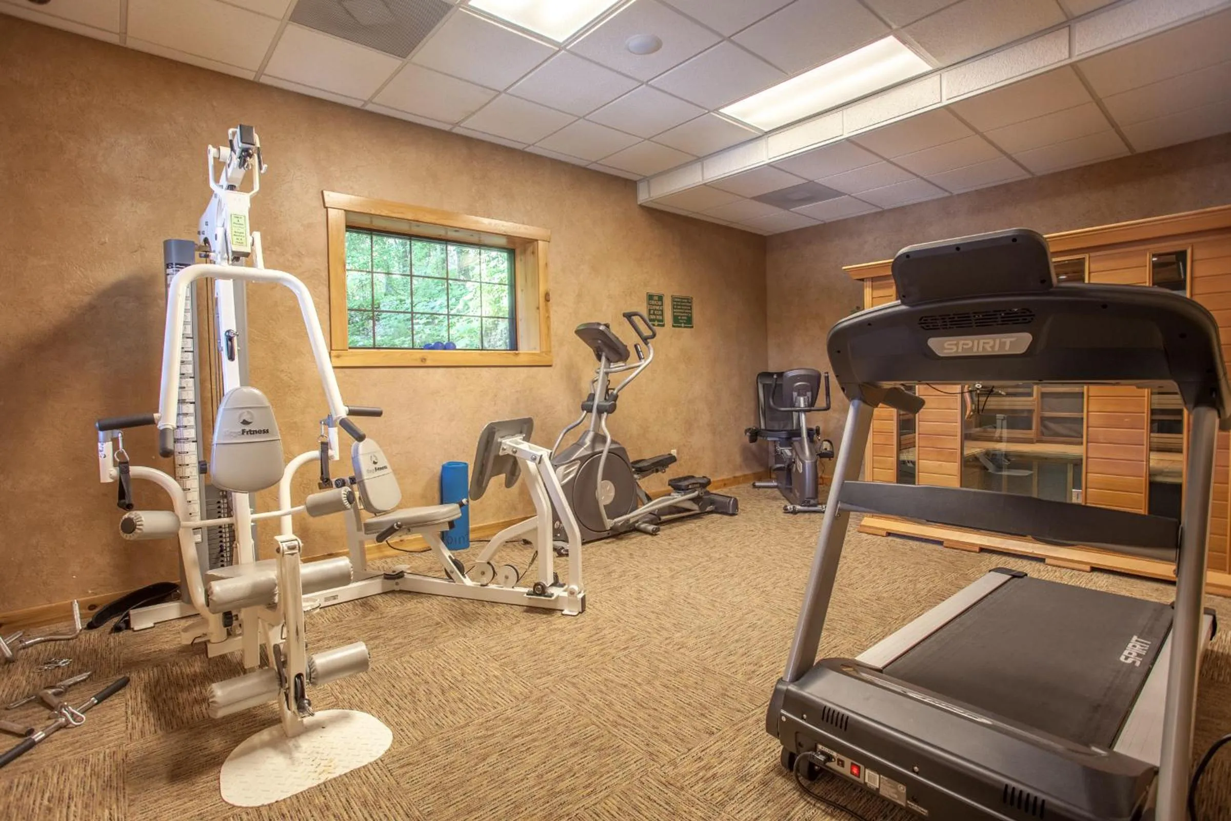 Fitness centre/facilities in The Village At Indian Point Resort