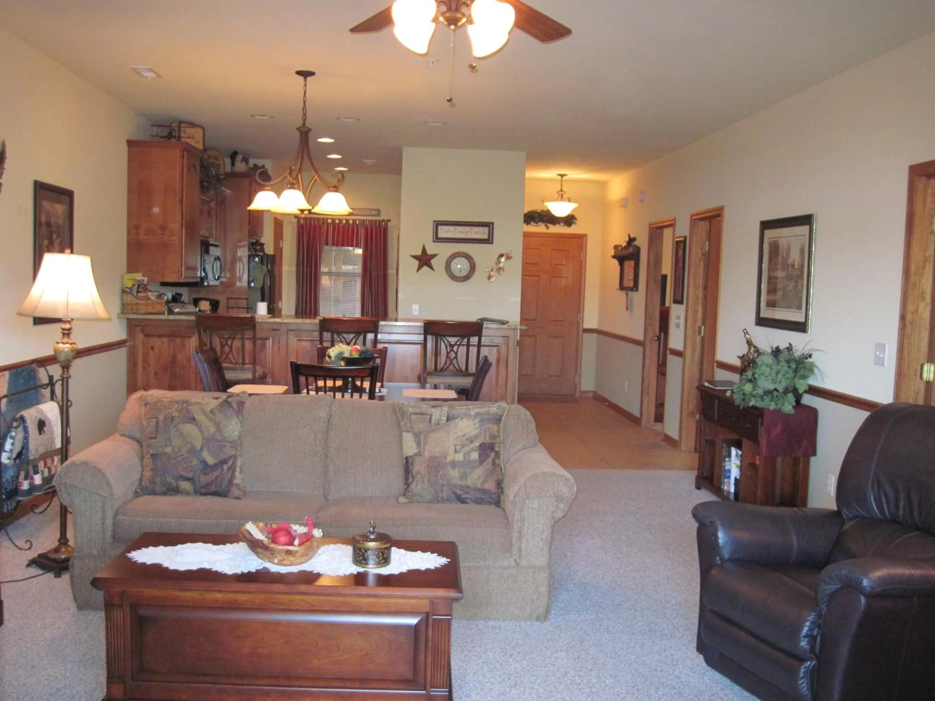 Seating area in The Village At Indian Point Resort