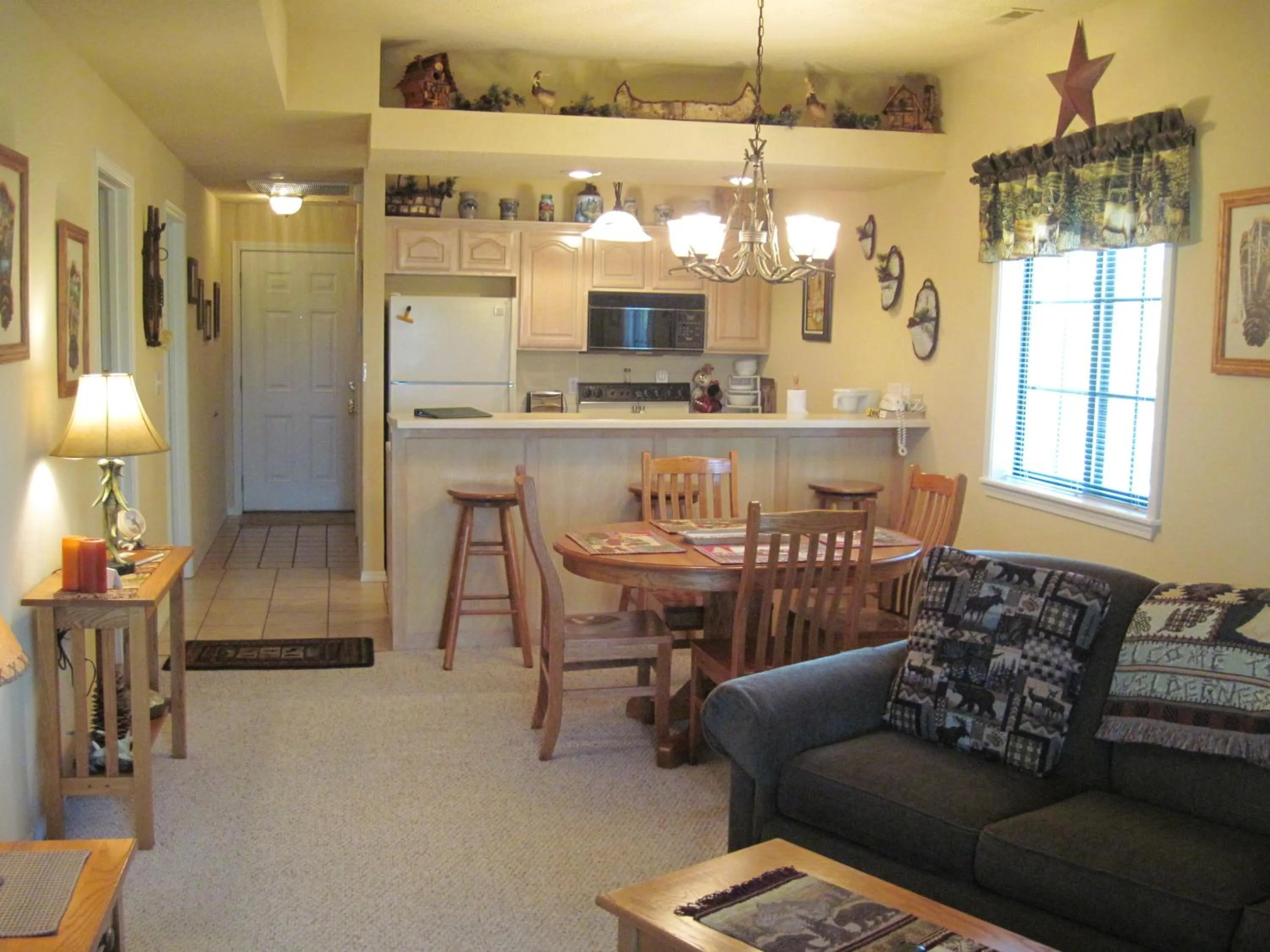 Seating area in The Village At Indian Point Resort