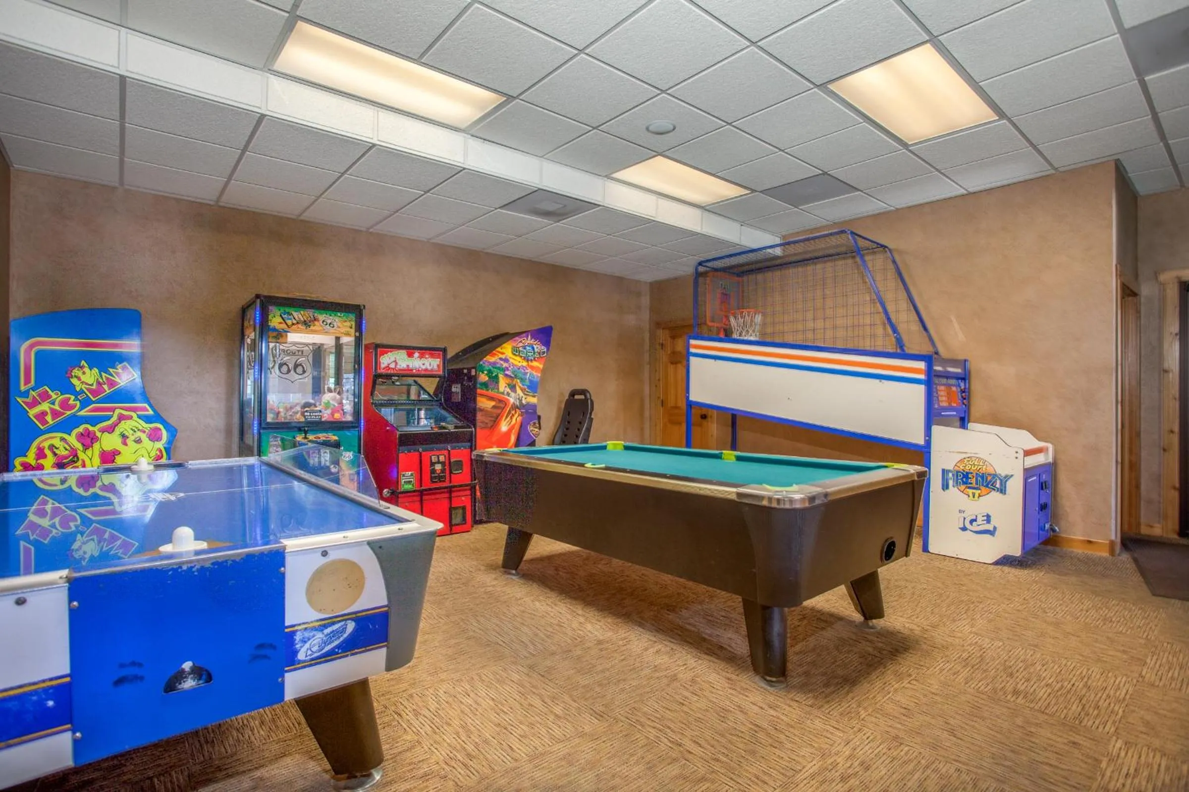 Game Room in The Village At Indian Point Resort