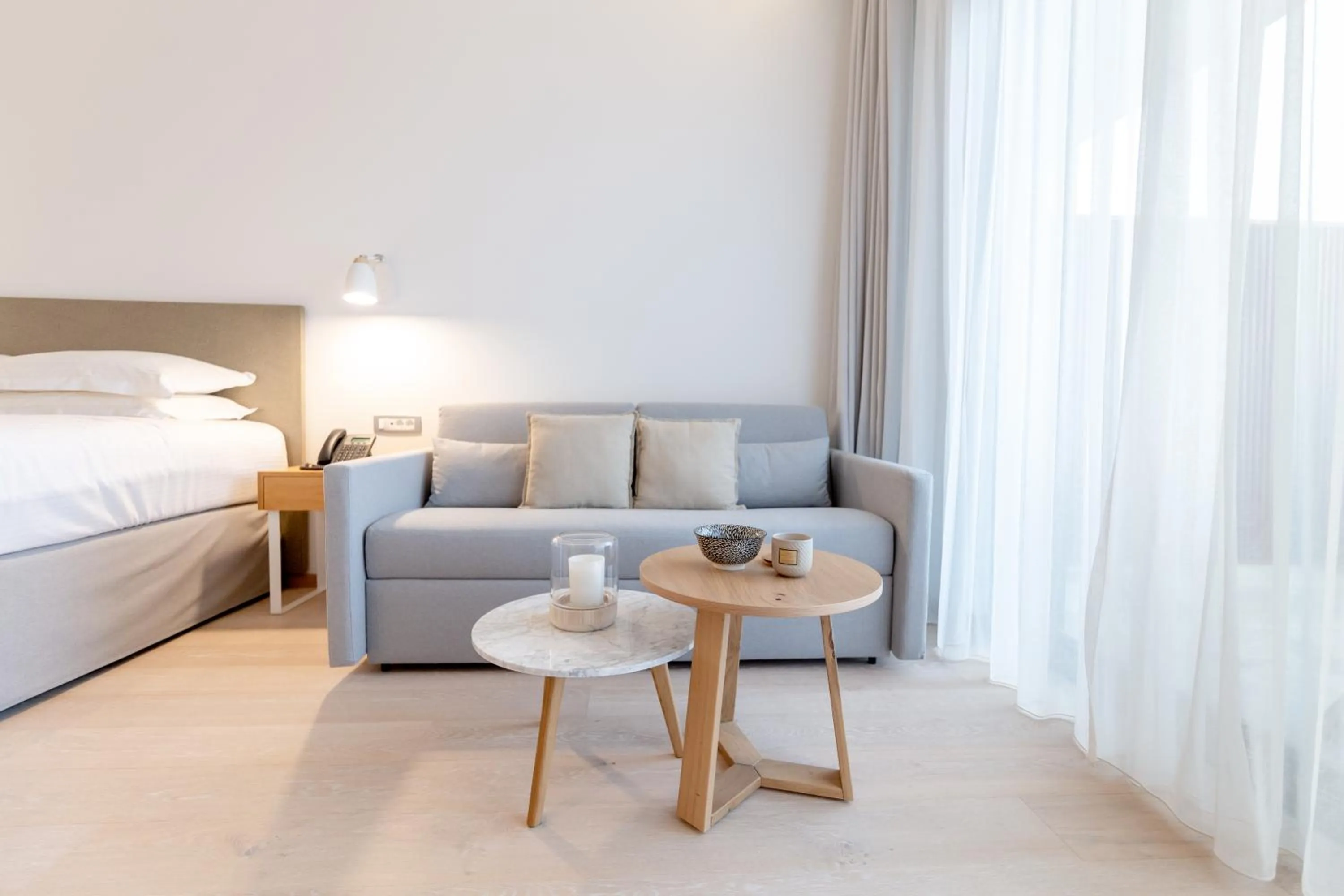 Bed in Messinian Icon Hotel & Suites