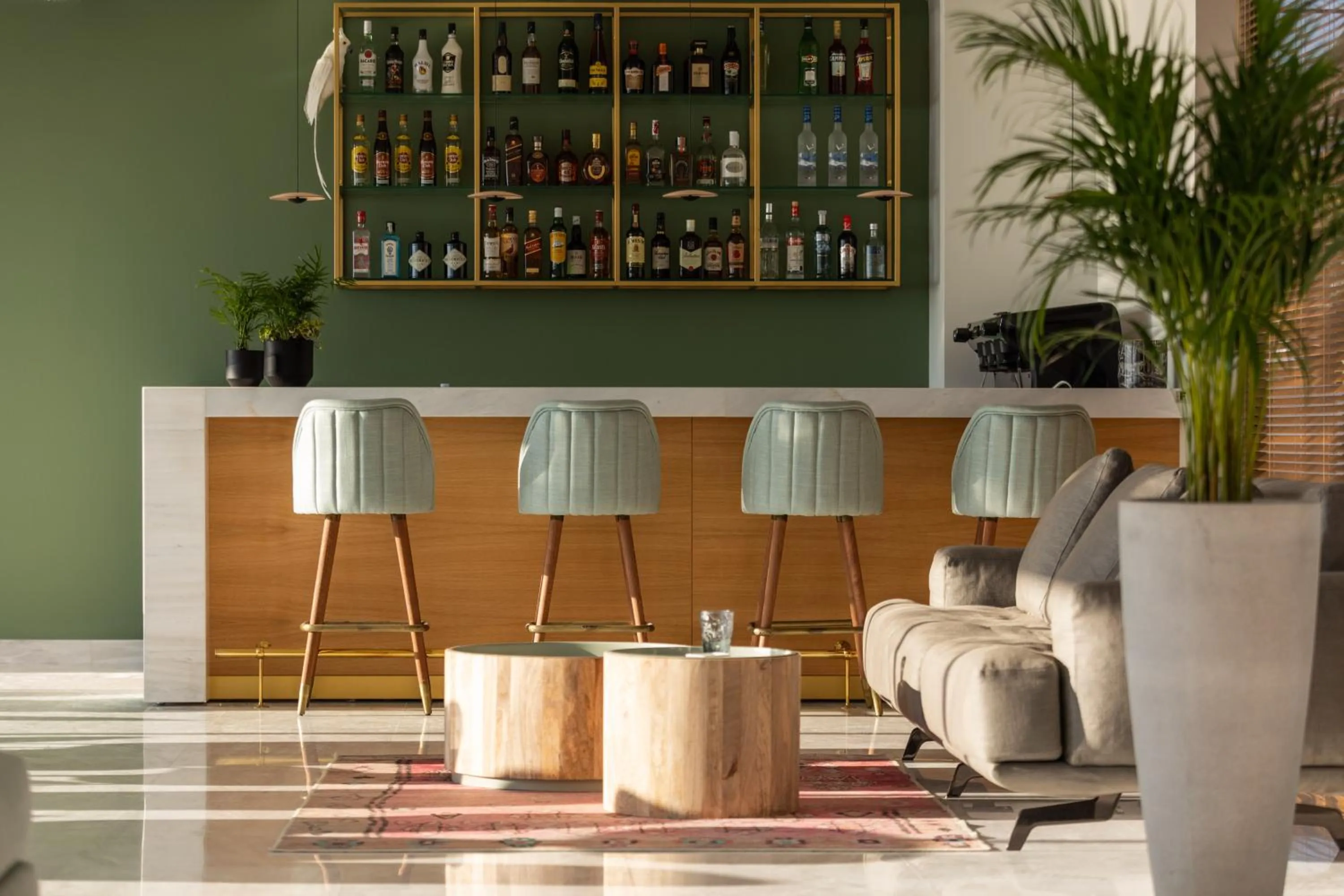 Lounge or bar in Messinian Icon Hotel & Suites