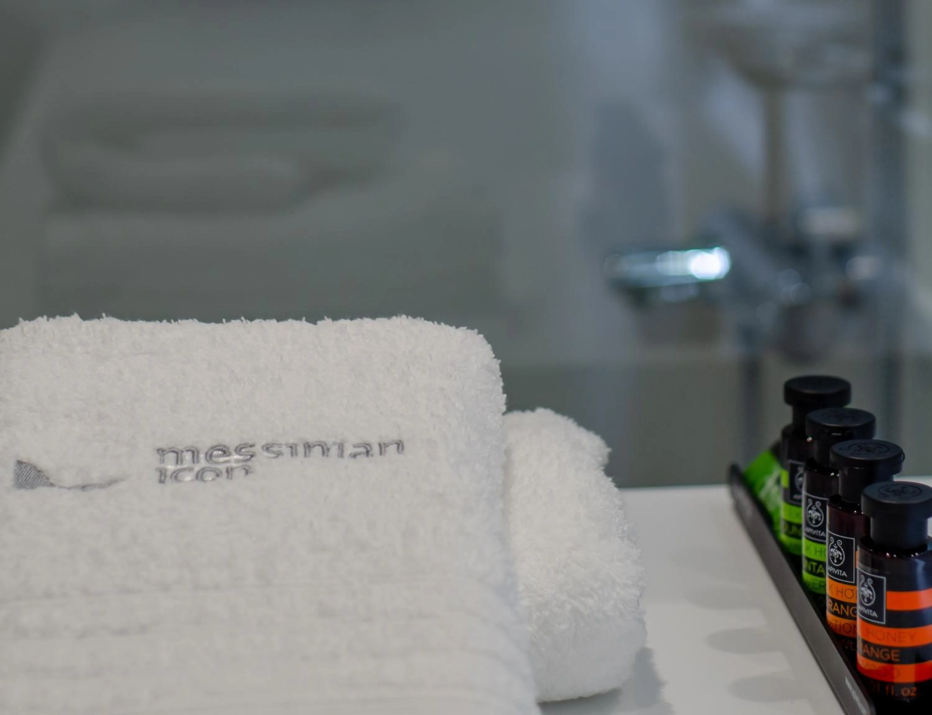 Bathroom in Messinian Icon Hotel & Suites