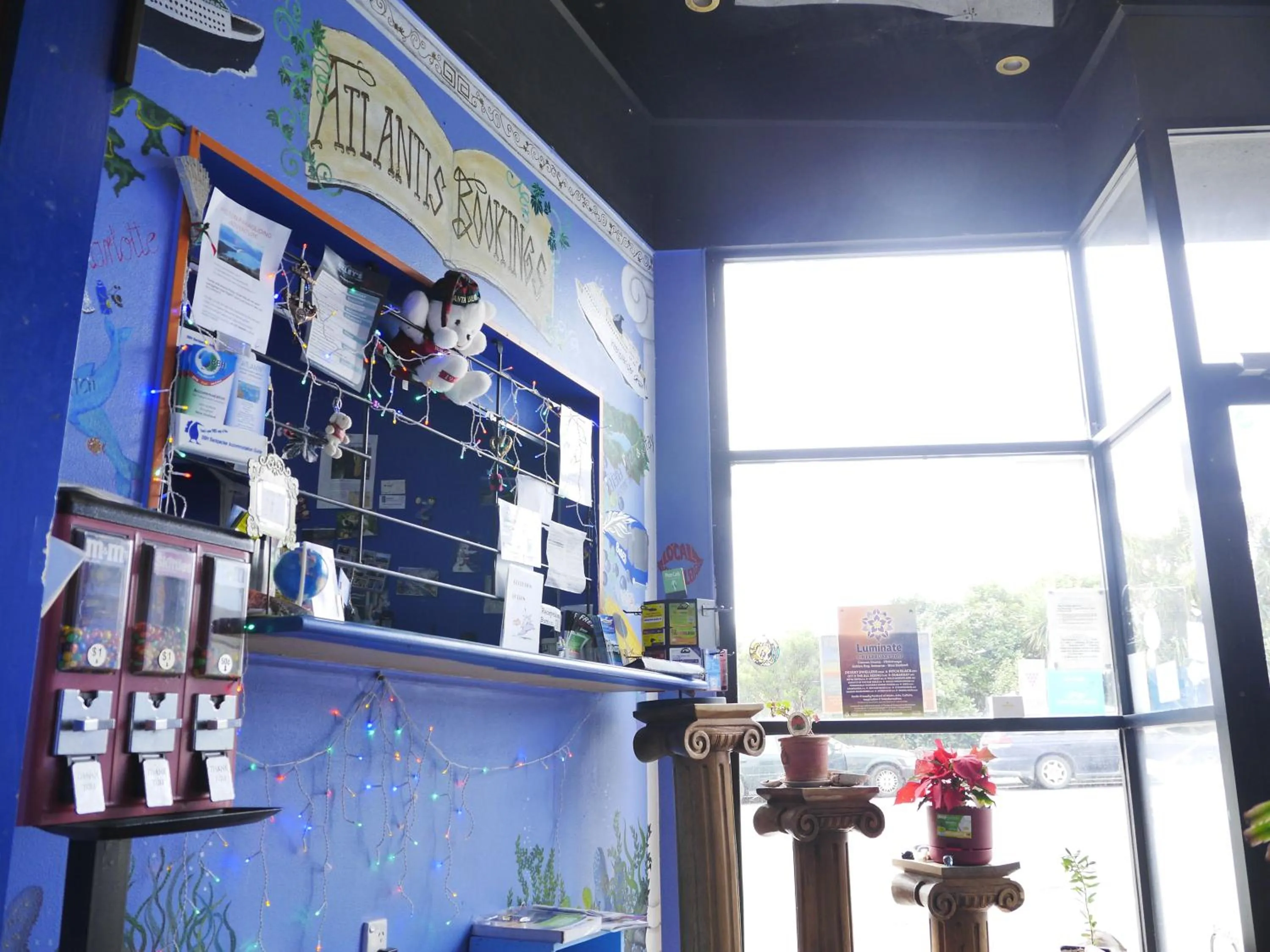 Lobby or reception in Atlantis Backpackers