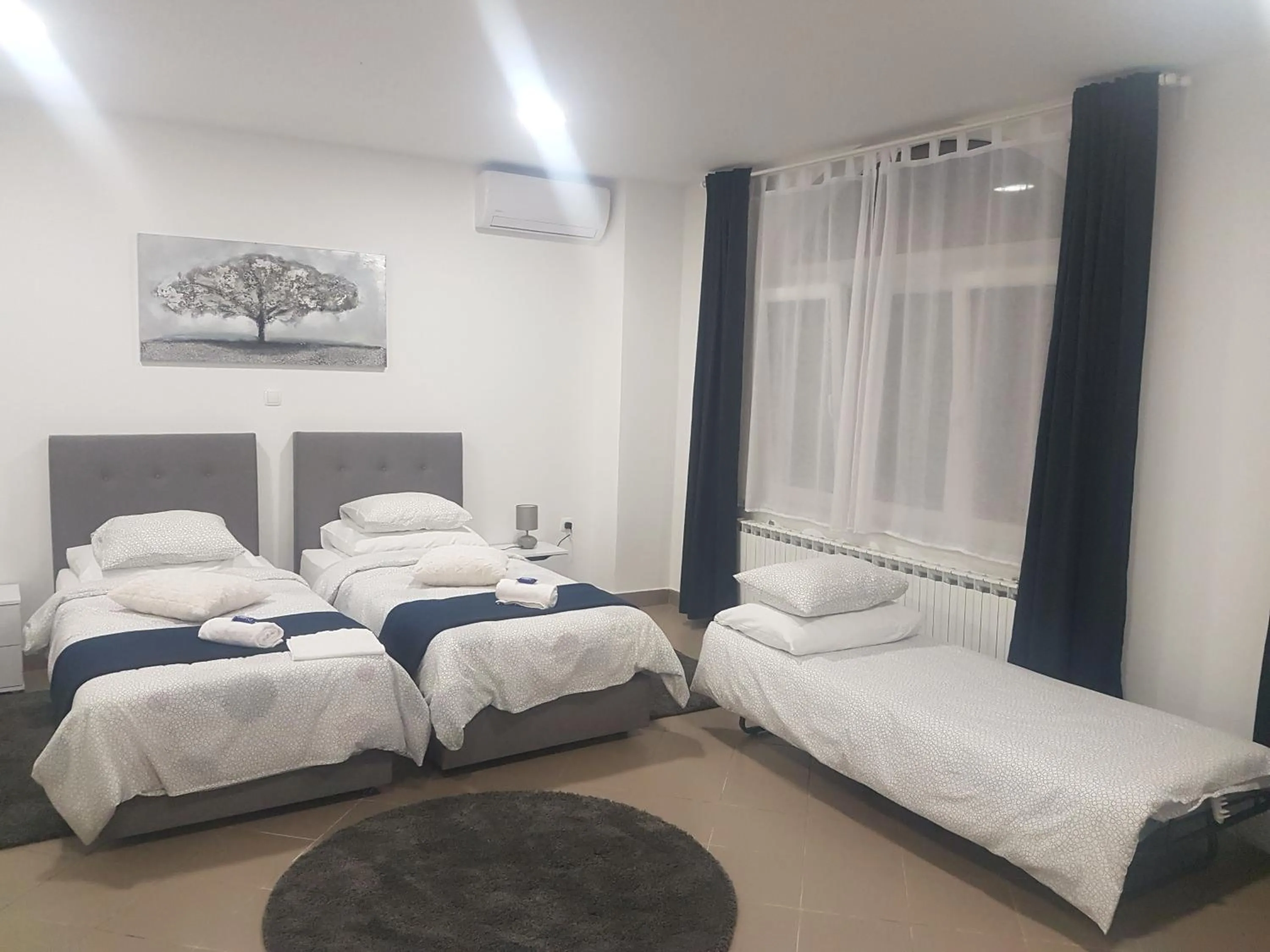 Bed in Marko Airport Rooms