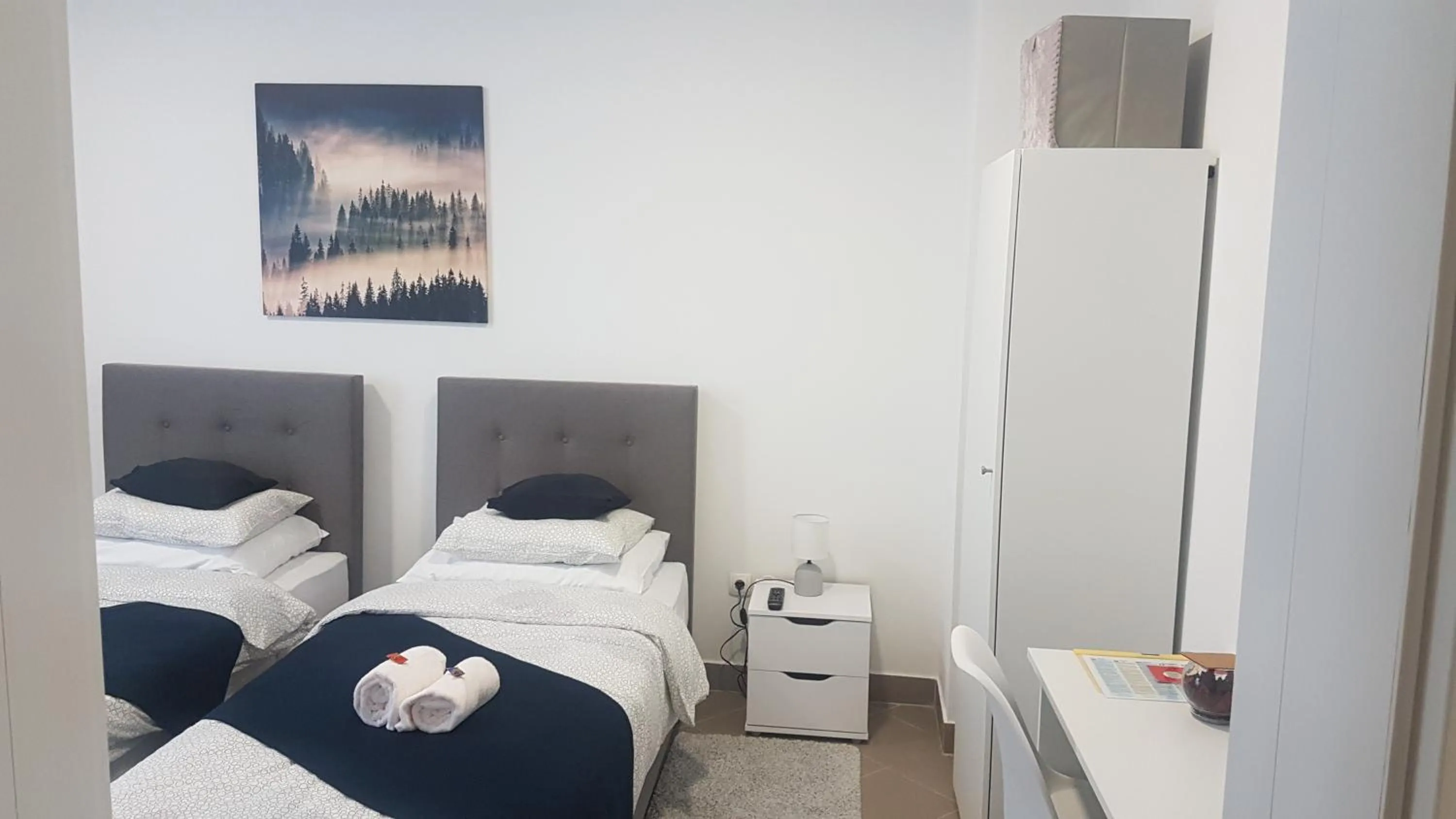 Bed in Marko Airport Rooms