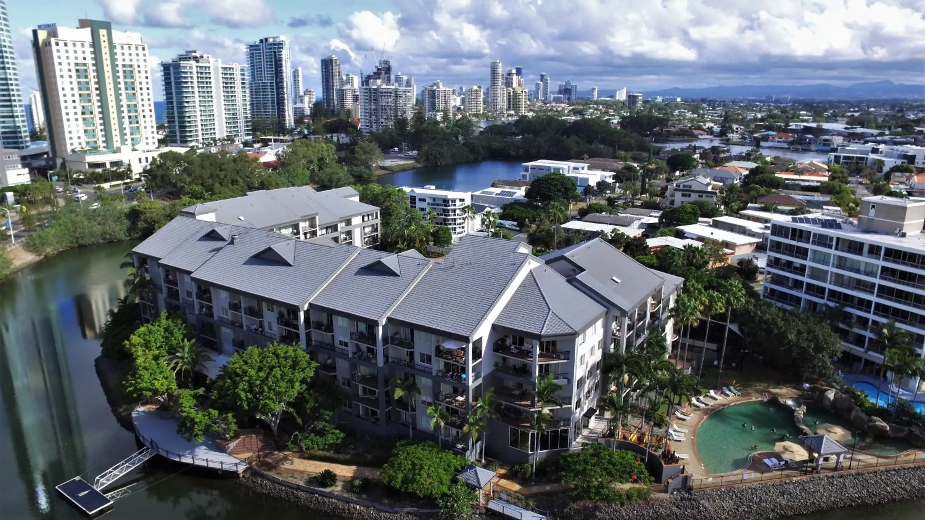 Bird's eye view in Paradise Island Resort Bird's eye view in Paradise Island Resort