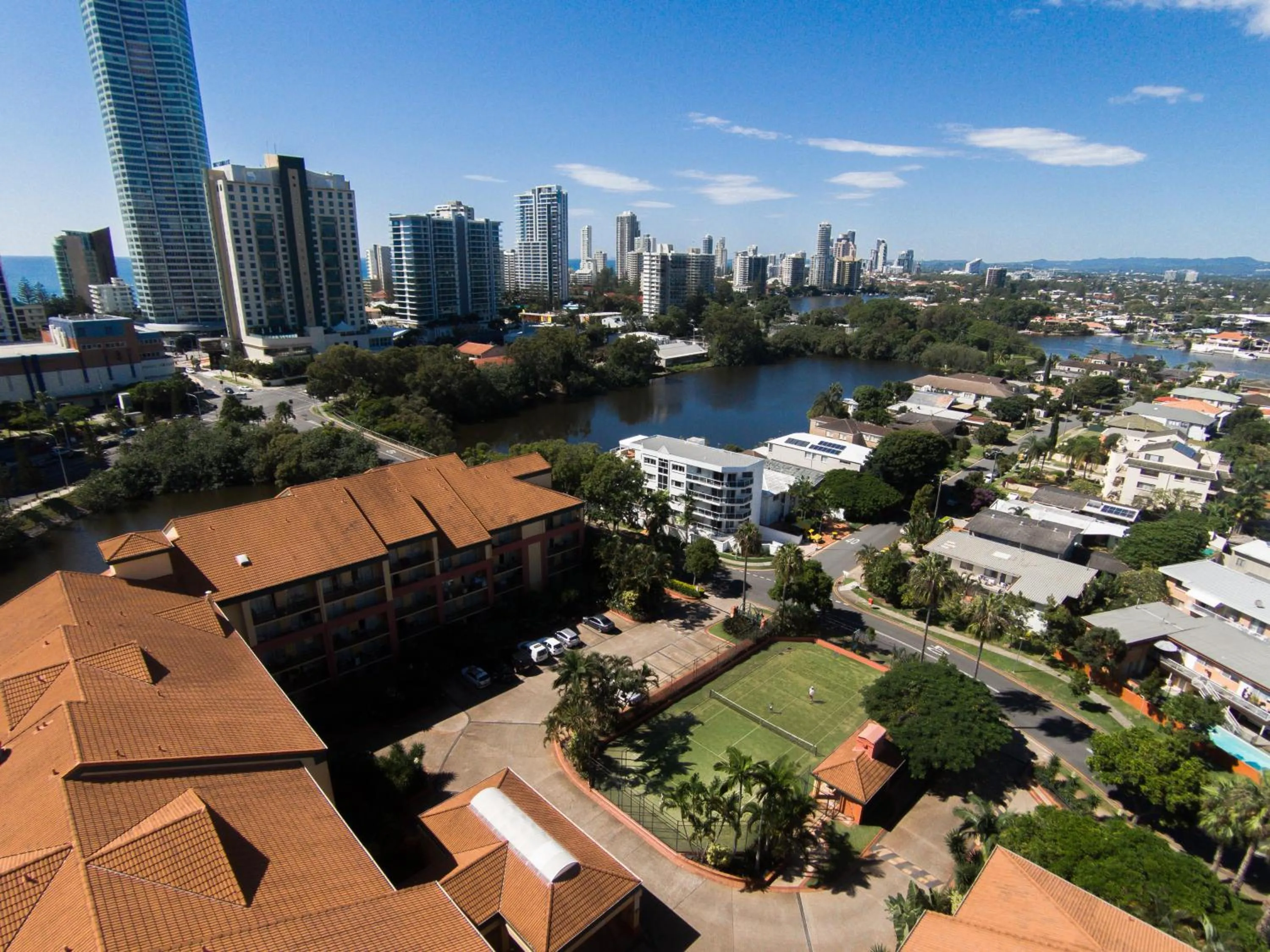 Bird's eye view in Paradise Island Resort