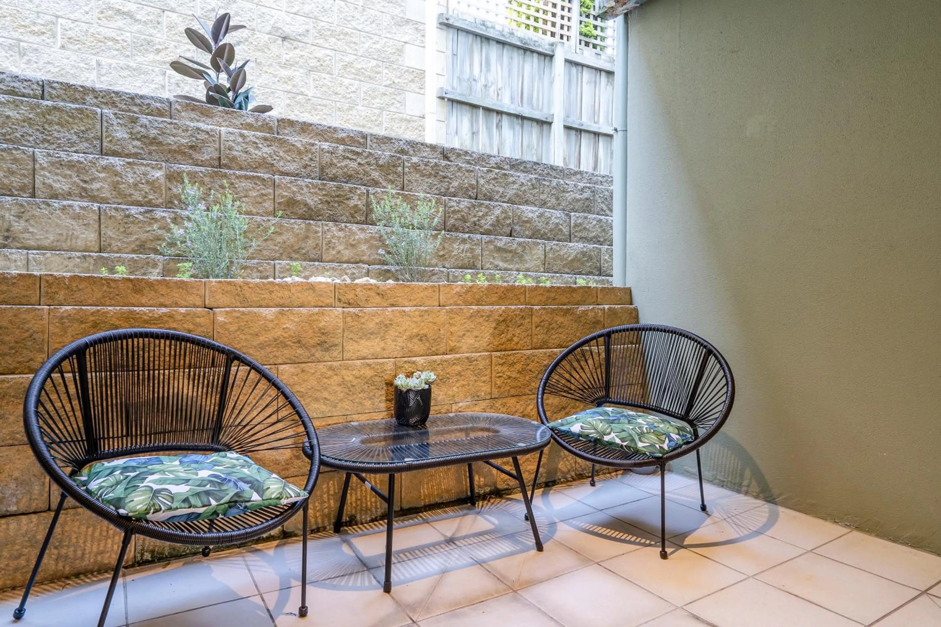 Patio in The Dolphin Apartments