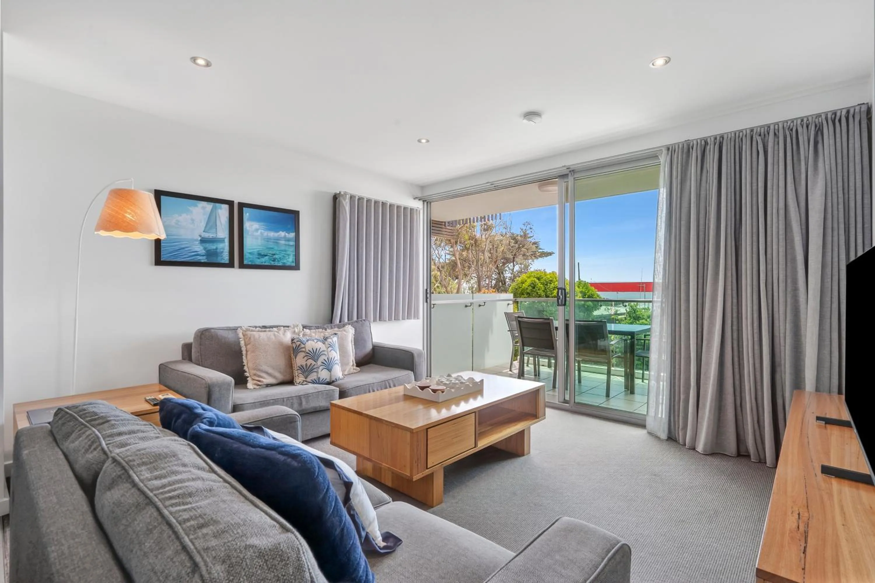 Living room in The Dolphin Apartments