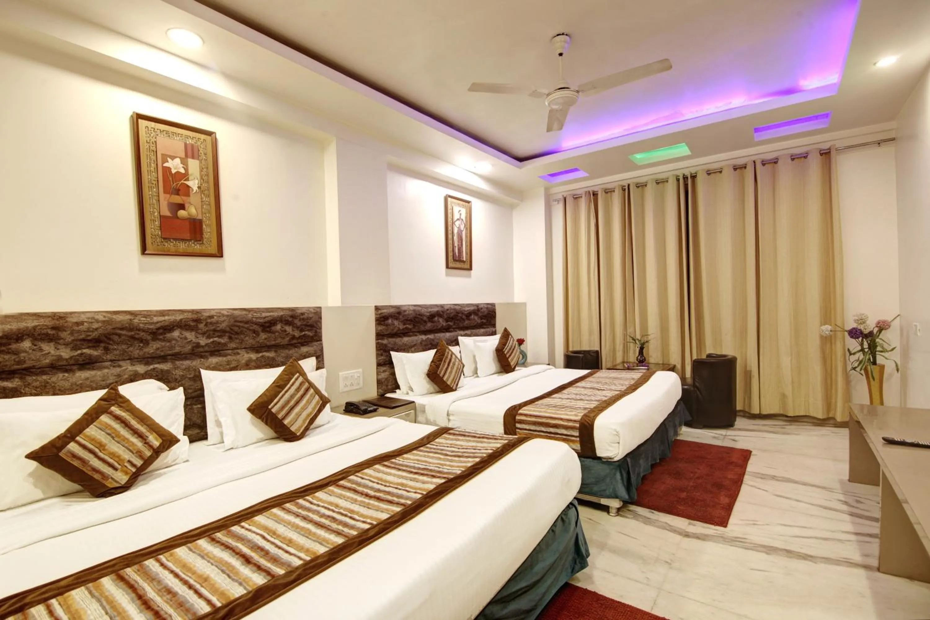 Seating area, Bed in Hotel All Iz Well - Traveller Choice Award winner 2025