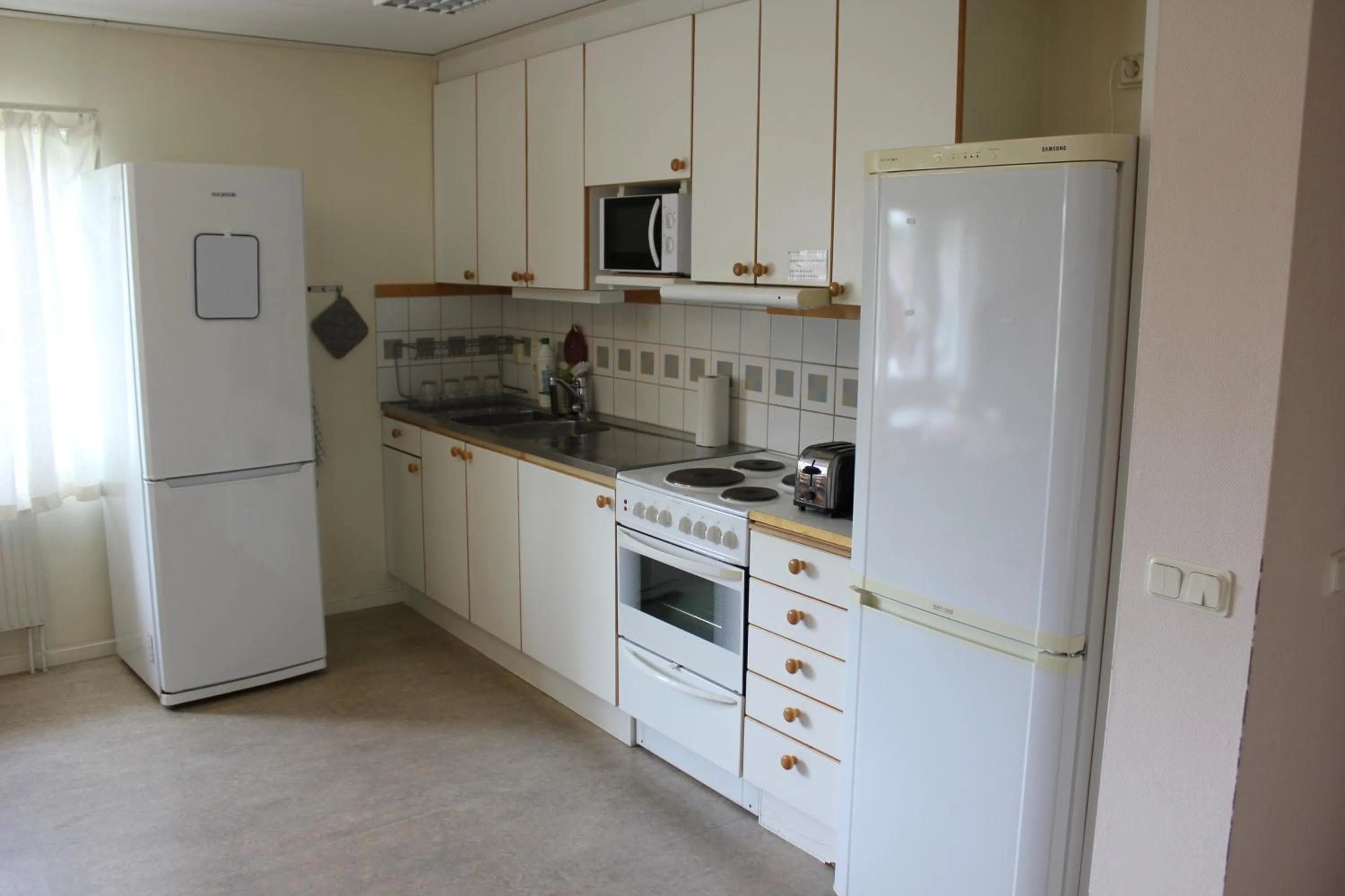 Communal kitchen in Leksands Folkhögskola