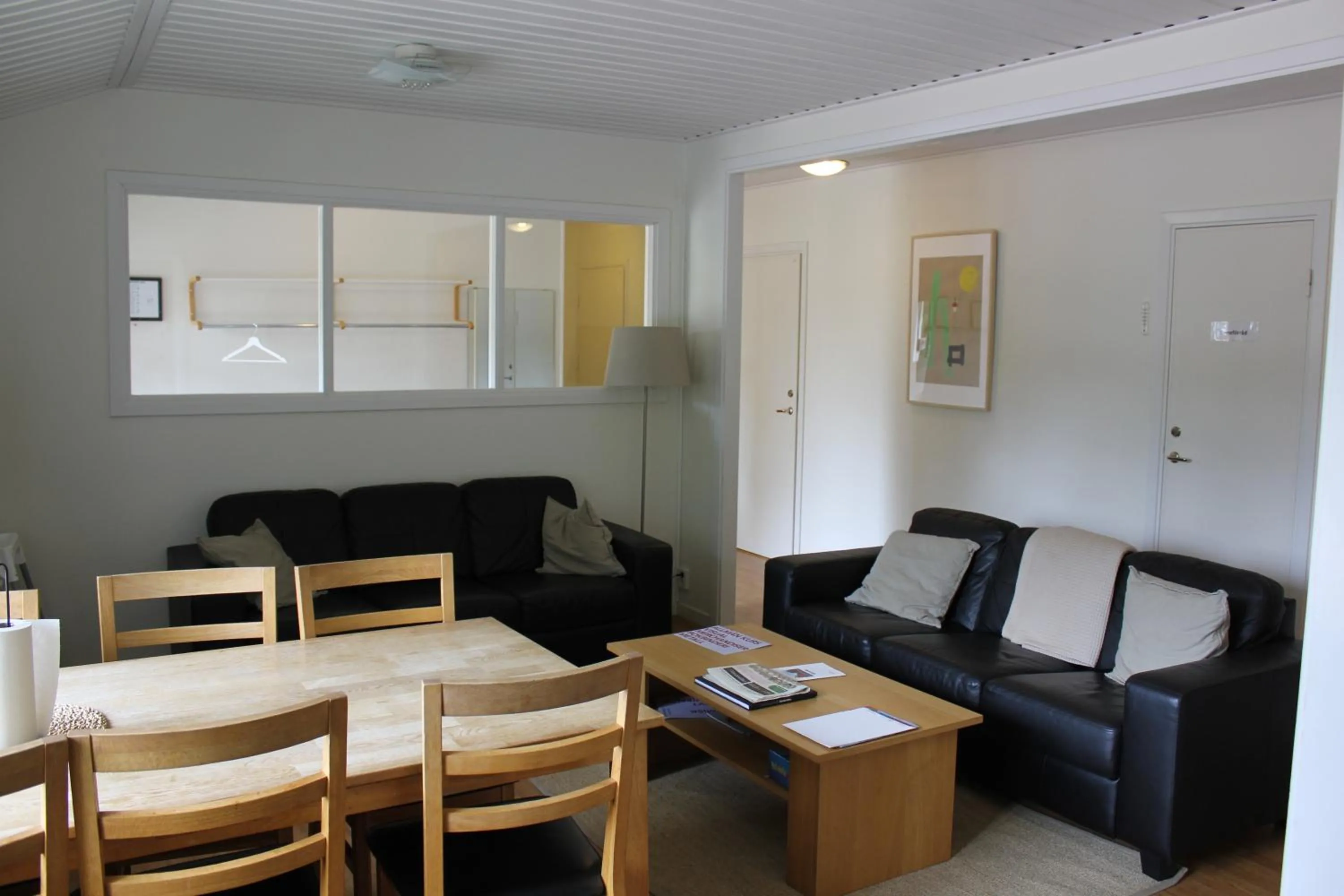 Communal lounge/ TV room in Leksands Folkhögskola