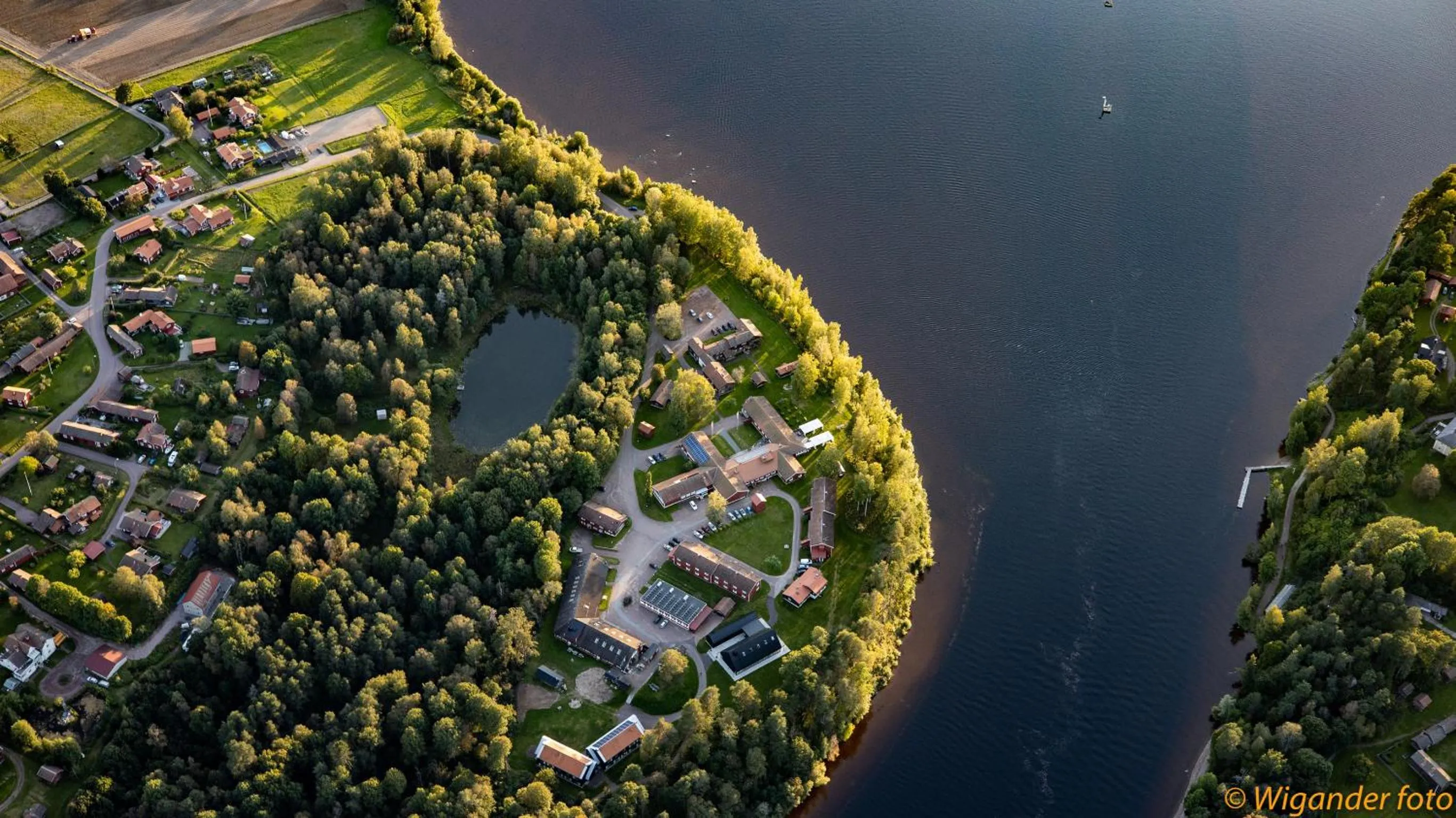 Property building in Leksands Folkhögskola