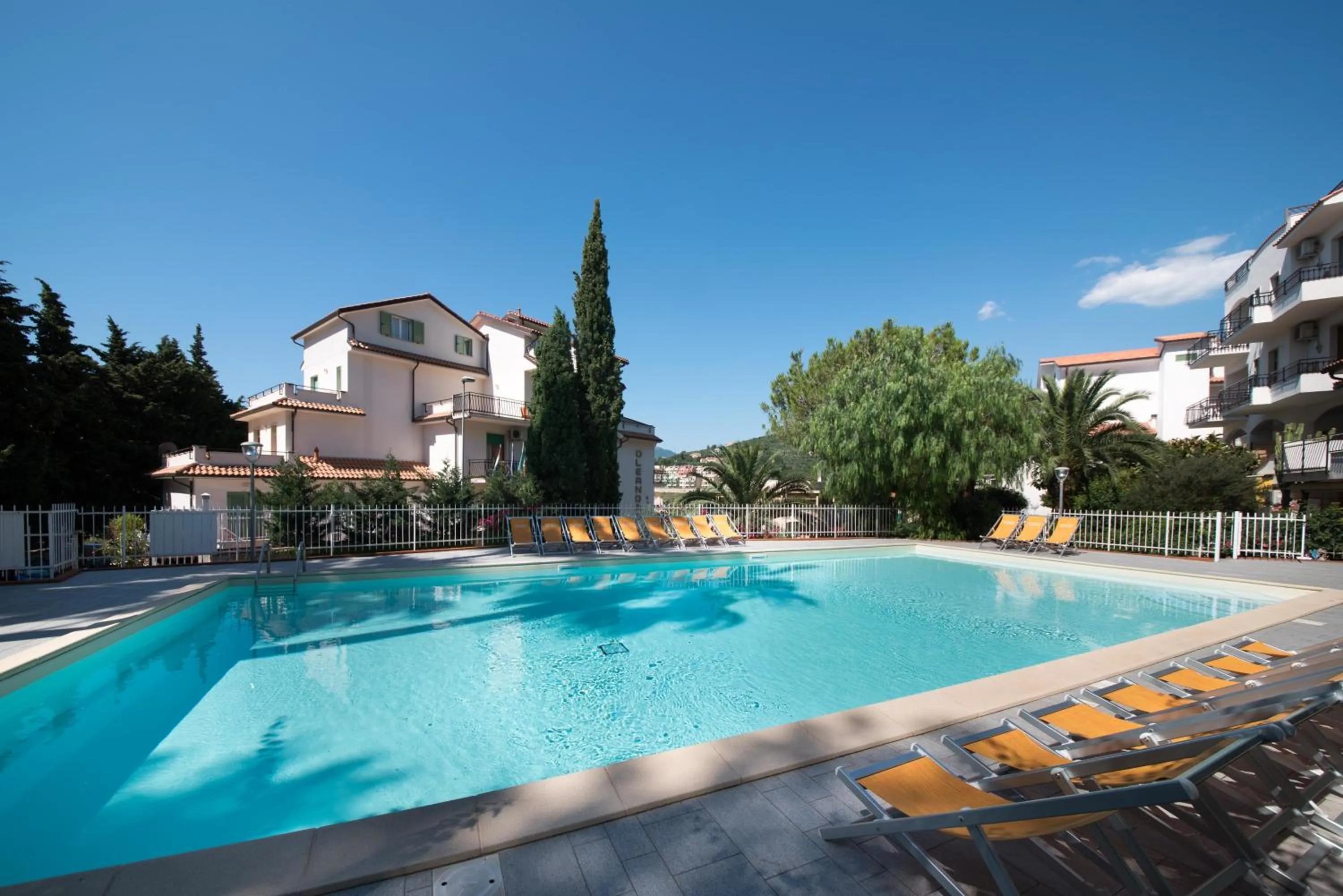 Pool view in Residence Oleandro