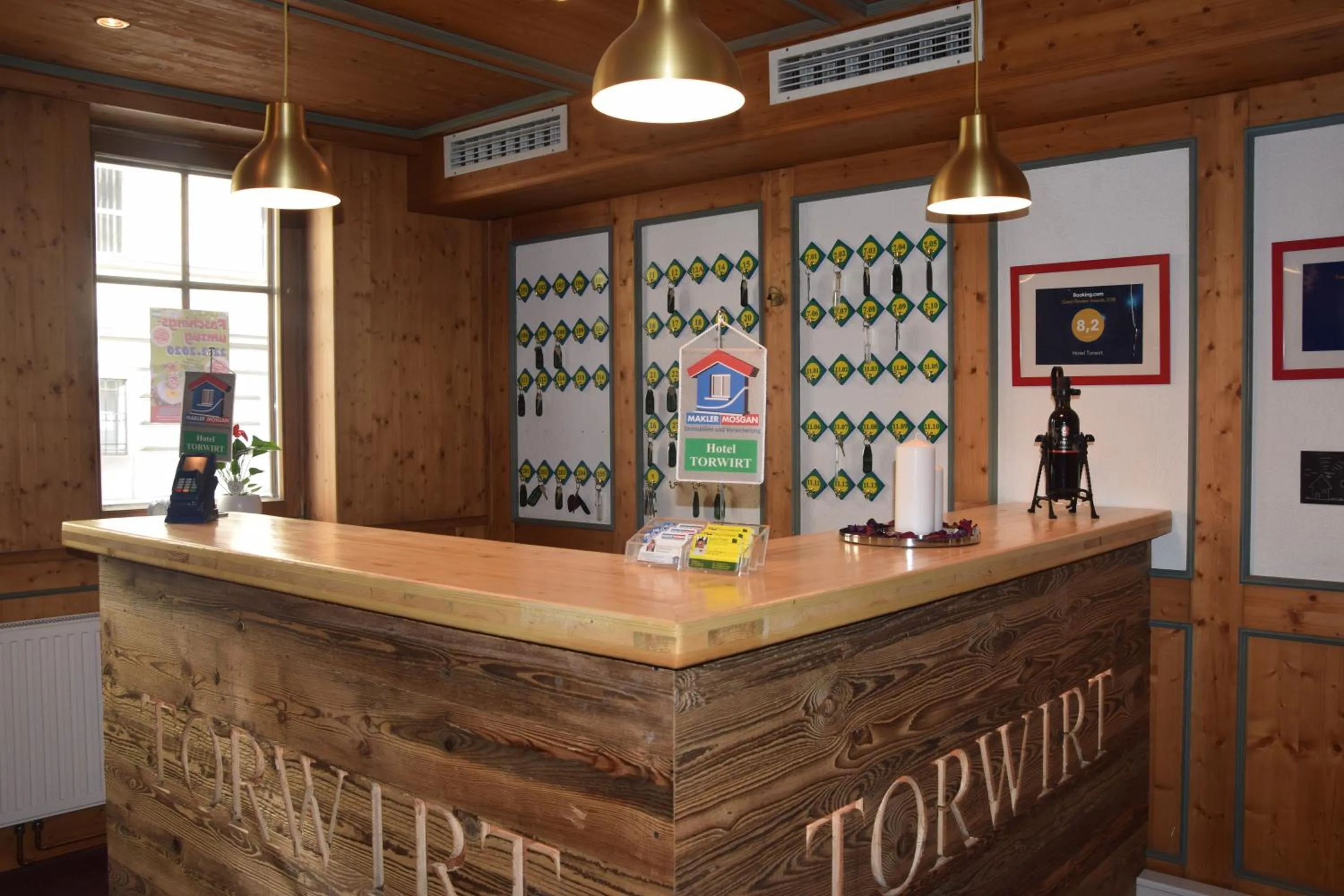 Lobby or reception in Hotel Torwirt