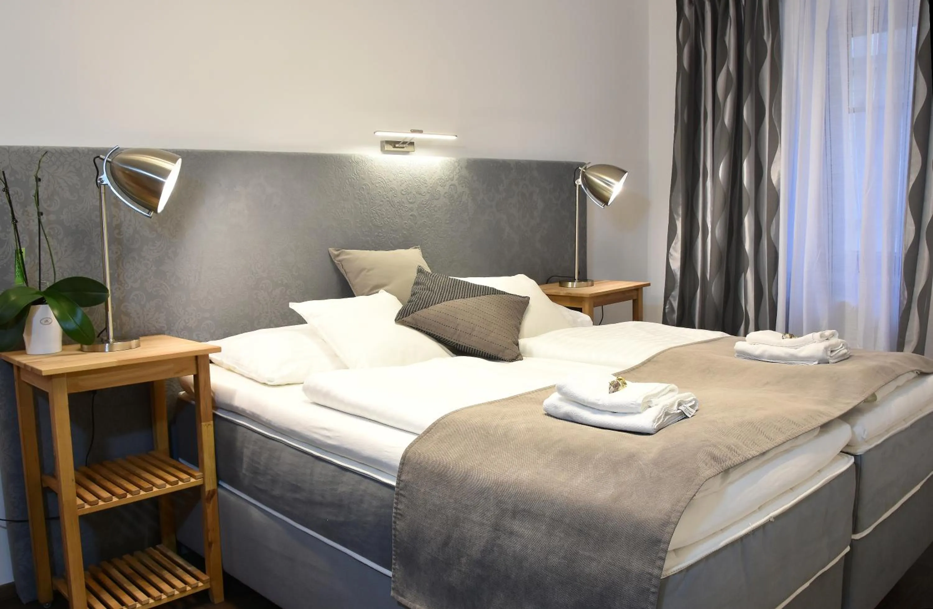 Bed in Hotel Torwirt