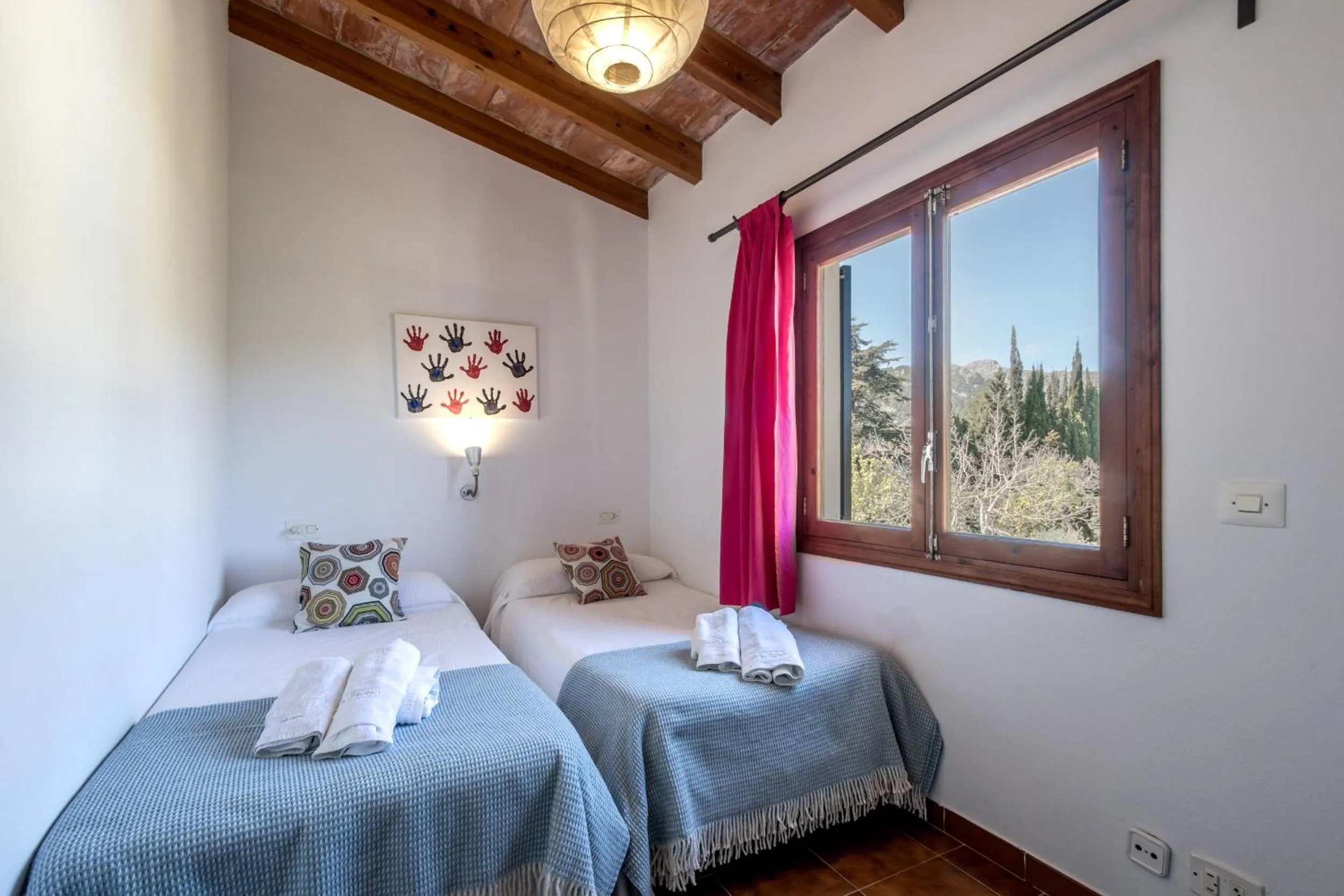 Bedroom, Bed in Villa La Palmera By homevillas360