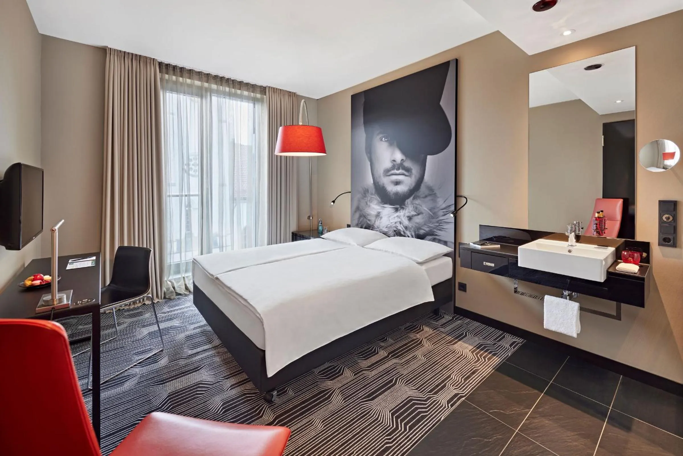 Bed in LÉGÈRE HOTEL Tuttlingen