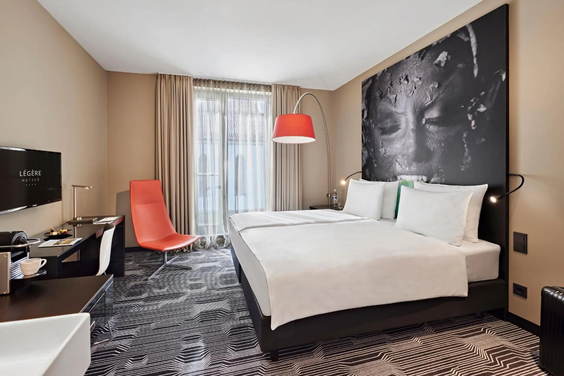 Bed in LÉGÈRE HOTEL Tuttlingen