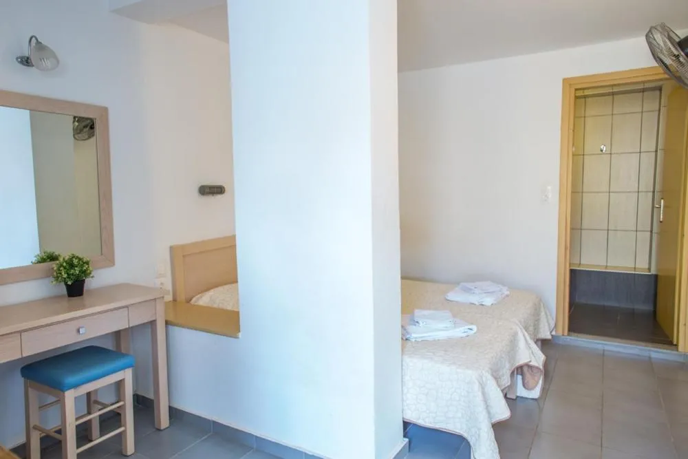 Photo of the whole room, Bed in Agios Pavlos Hotel