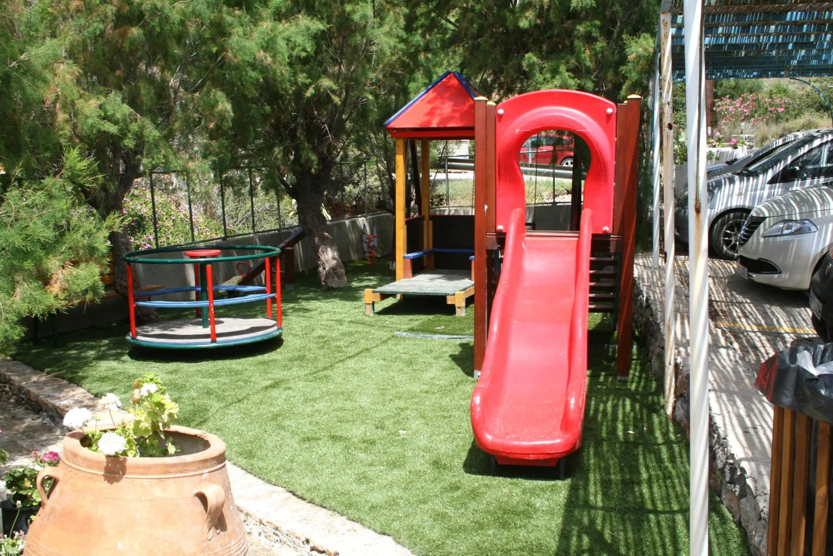 Children play ground in Agios Pavlos Hotel