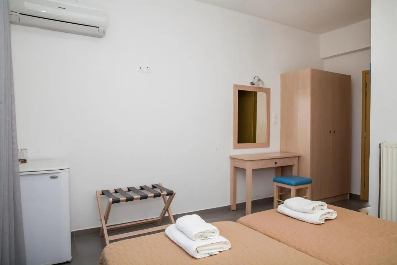 Photo of the whole room, Bed in Agios Pavlos Hotel