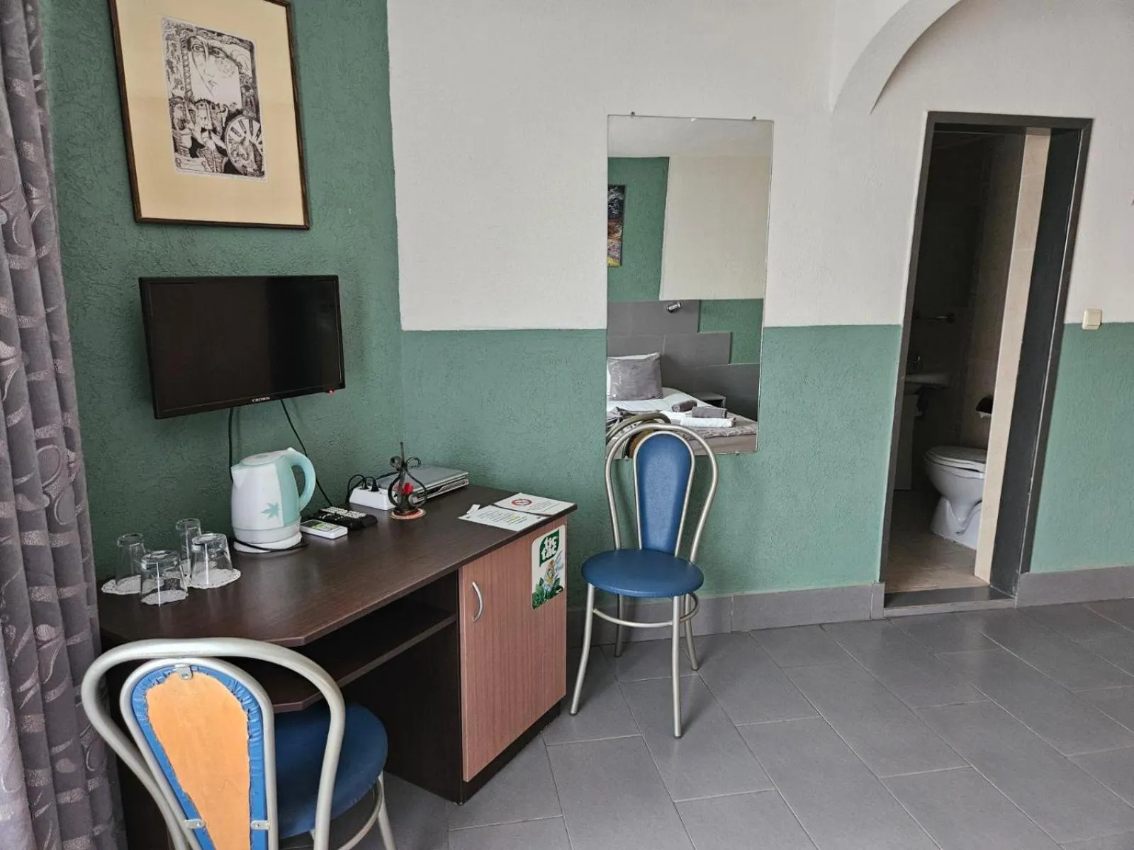 Seating area in Paralax Hotel