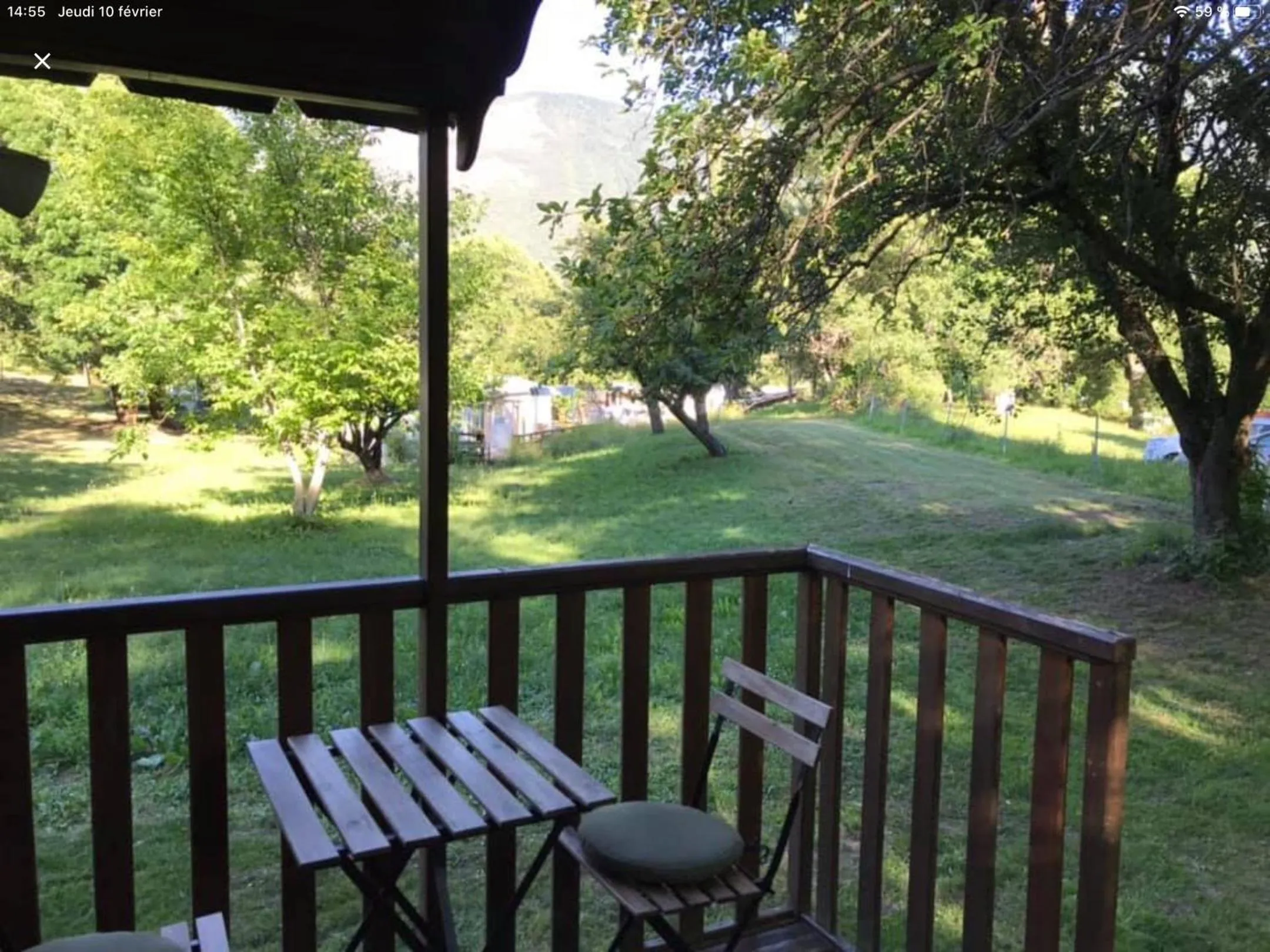 Balcony/Terrace in Camping, Hôtel De Plein Air Les Cariamas