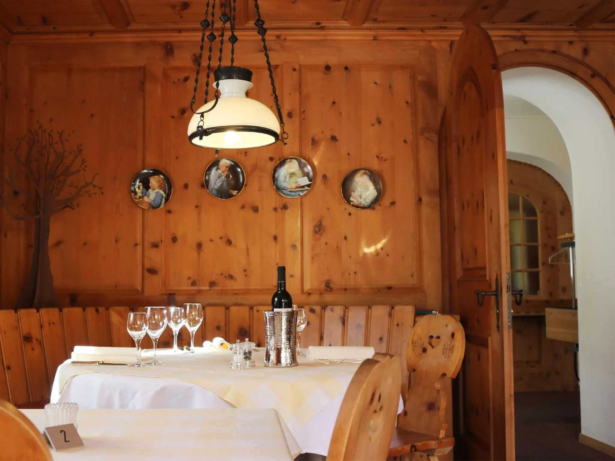 Restaurant/places to eat in Hotel Schweizerhof Sta Maria