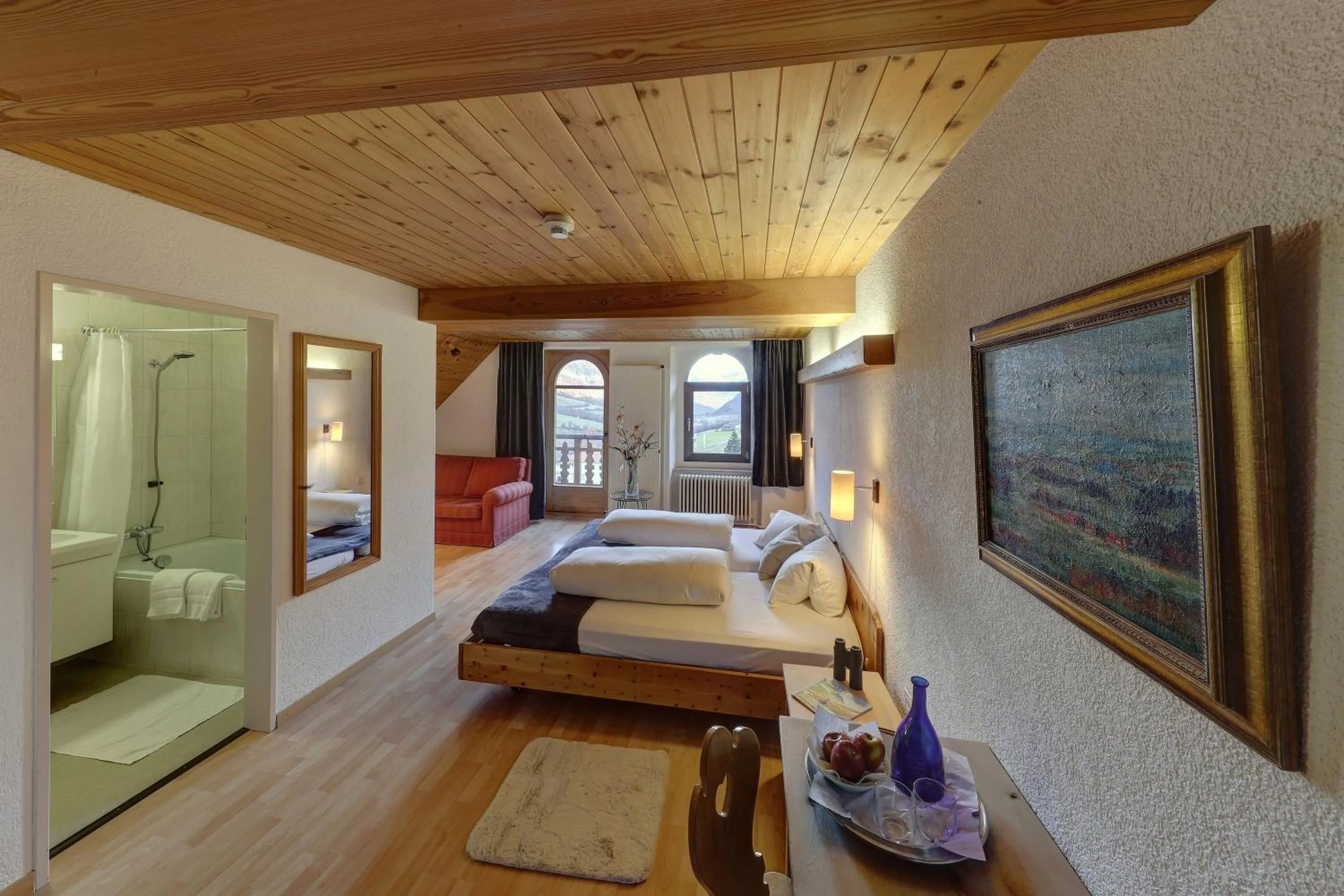 Bathroom in Hotel Schweizerhof Sta Maria