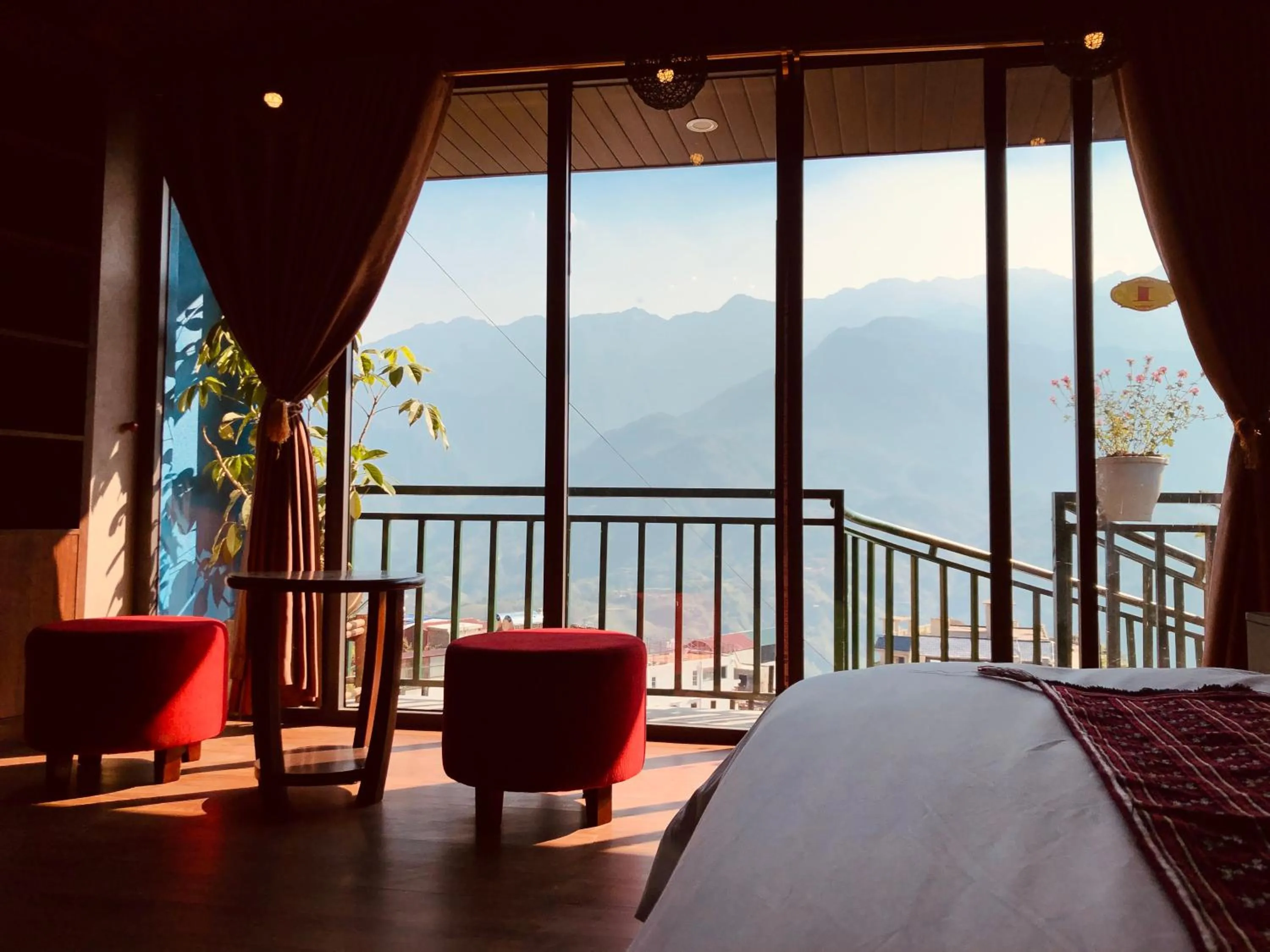 Balcony/Terrace in Youth Homestay Sapa