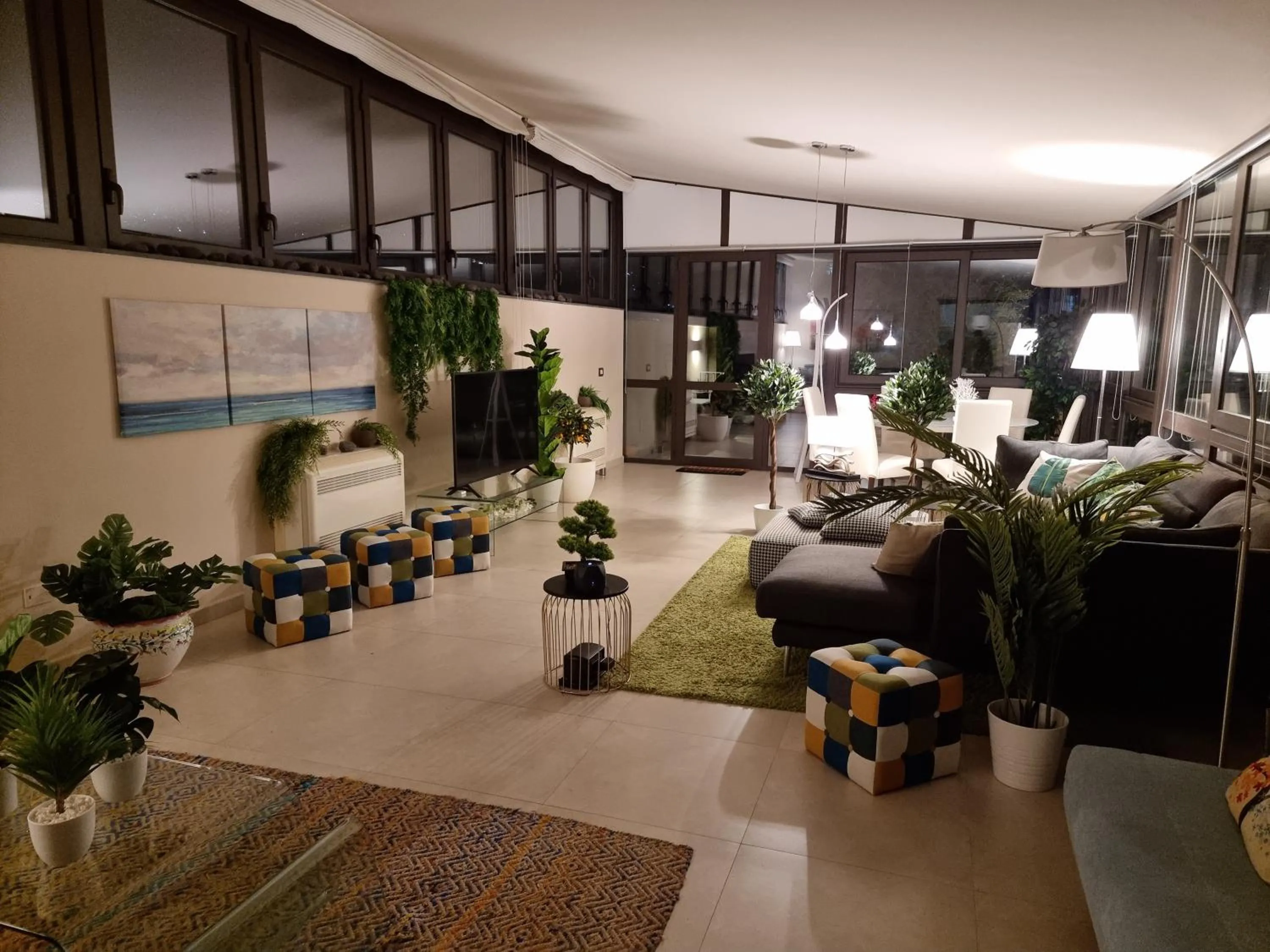 Living room in Luxury Panoramic Loft with heated pool near Catania, Taormina, the Sea and Mount Etna by SicilianRelaxingHomes