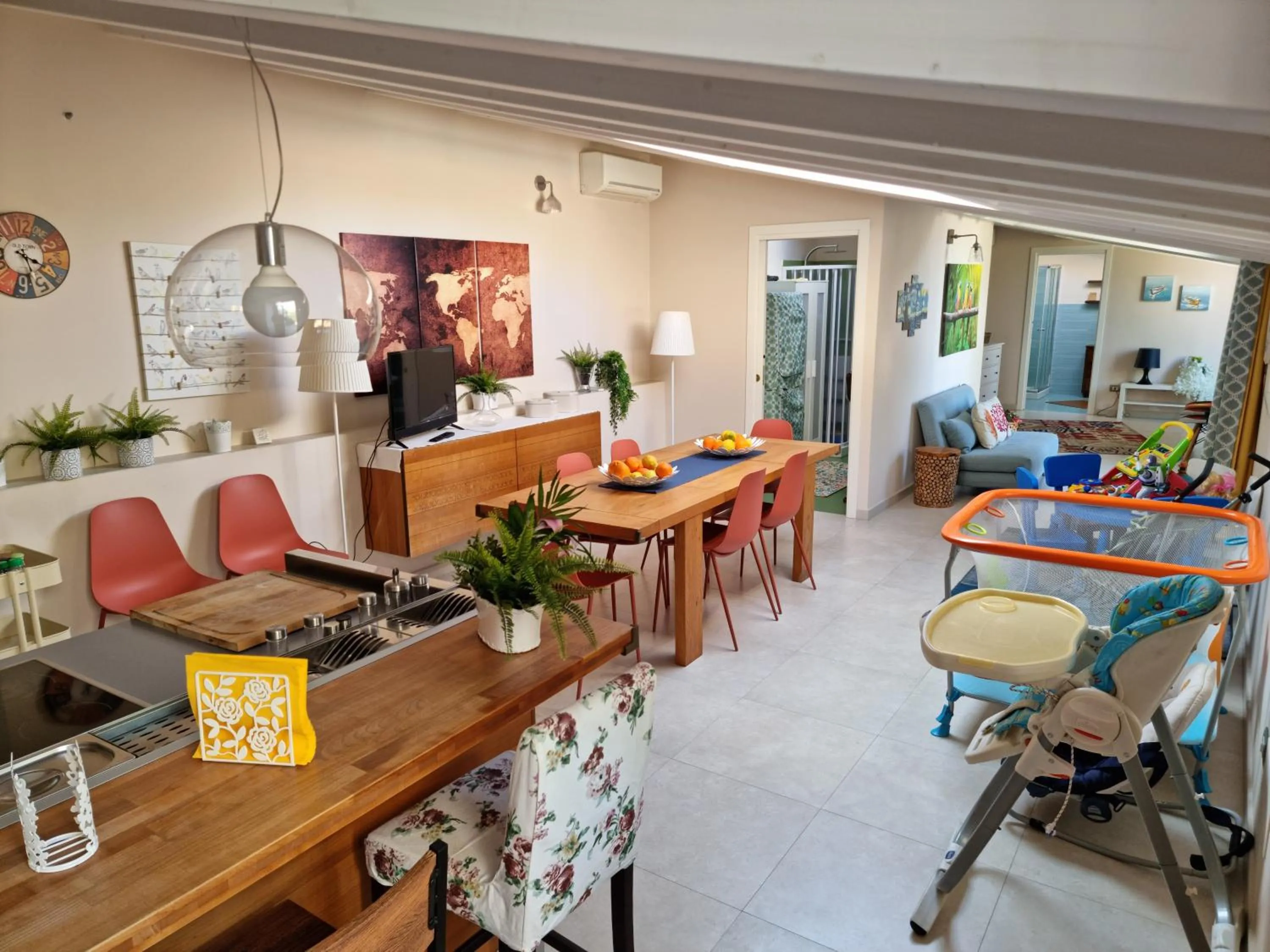 Kitchen or kitchenette in Luxury Panoramic Loft with heated pool near Catania, Taormina, the Sea and Mount Etna by SicilianRelaxingHomes