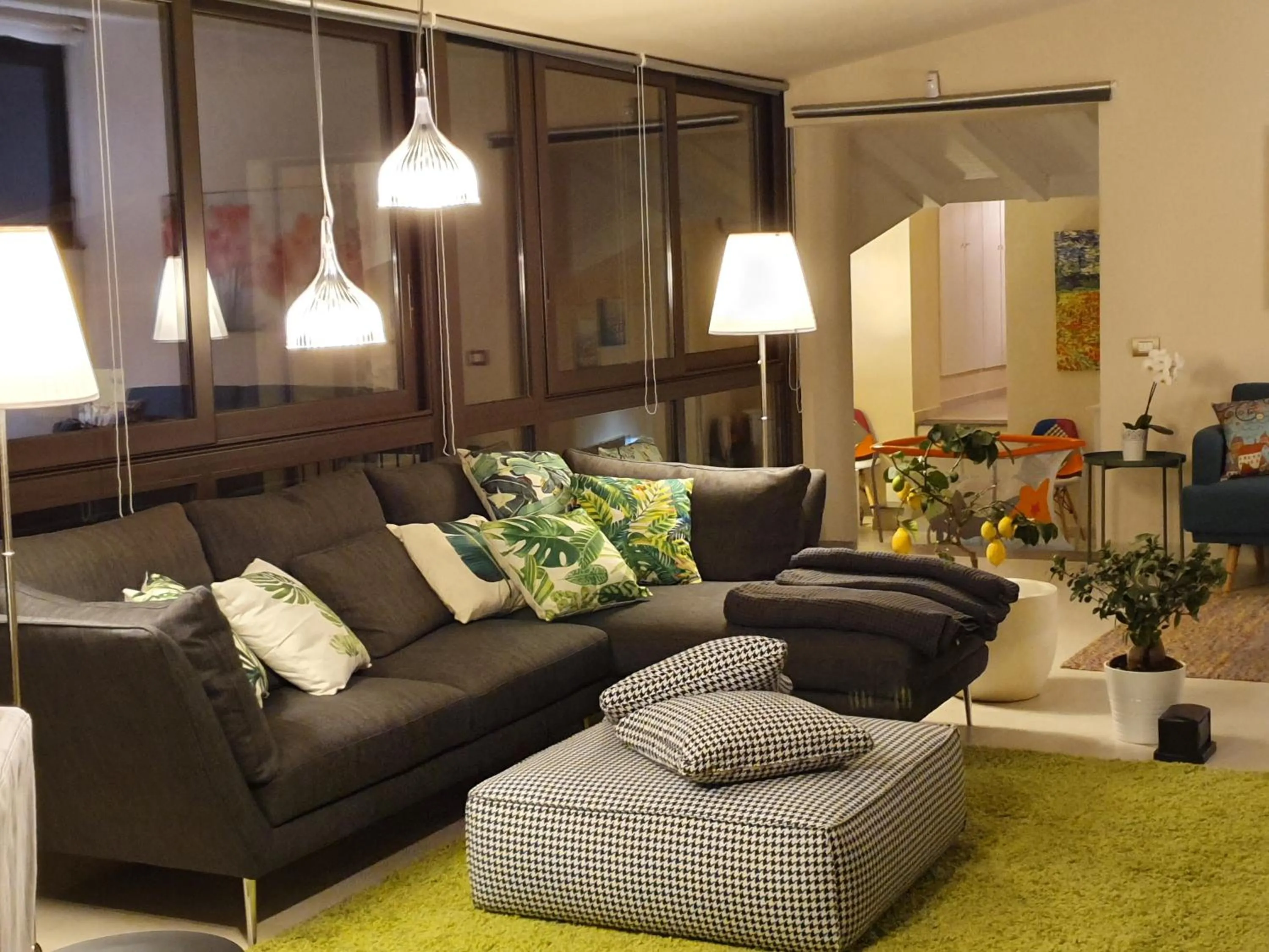 Living room in Luxury Panoramic Loft with heated pool near Catania, Taormina, the Sea and Mount Etna by SicilianRelaxingHomes