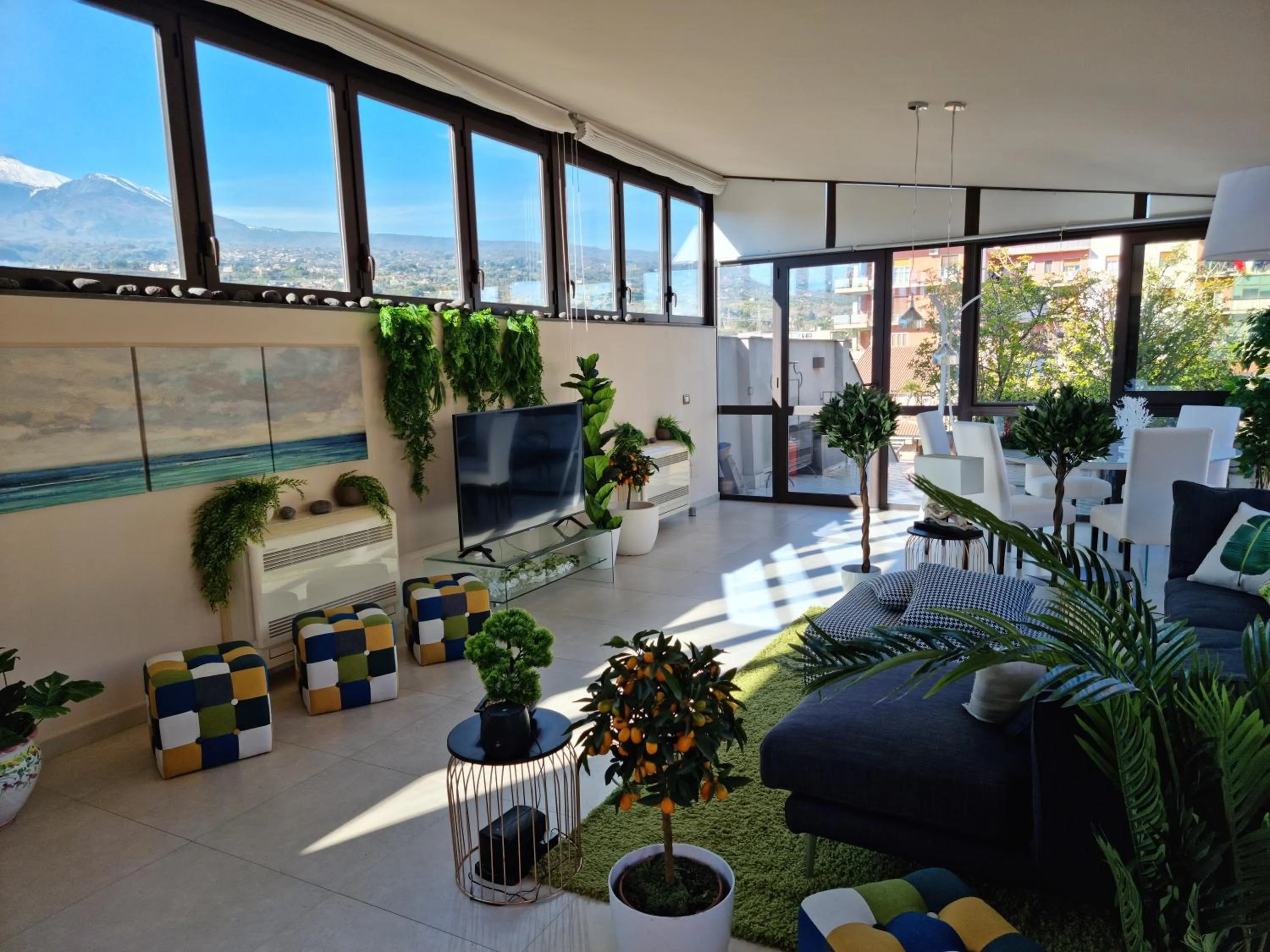 View (from property/room) in Luxury Panoramic Loft with heated pool near Catania, Taormina, the Sea and Mount Etna by SicilianRelaxingHomes