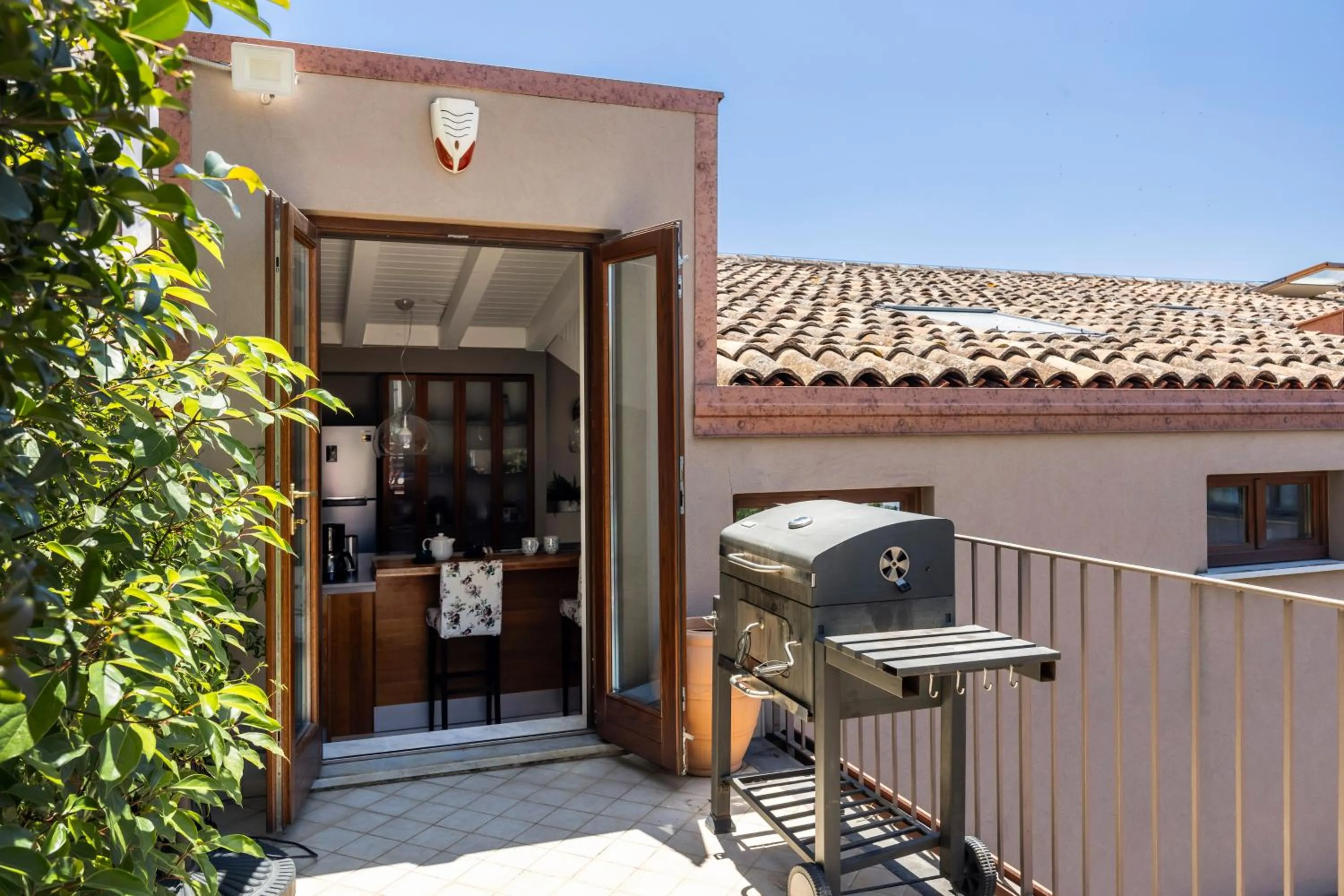 BBQ facilities in Luxury Panoramic Loft with heated pool near Catania, Taormina, the Sea and Mount Etna by SicilianRelaxingHomes